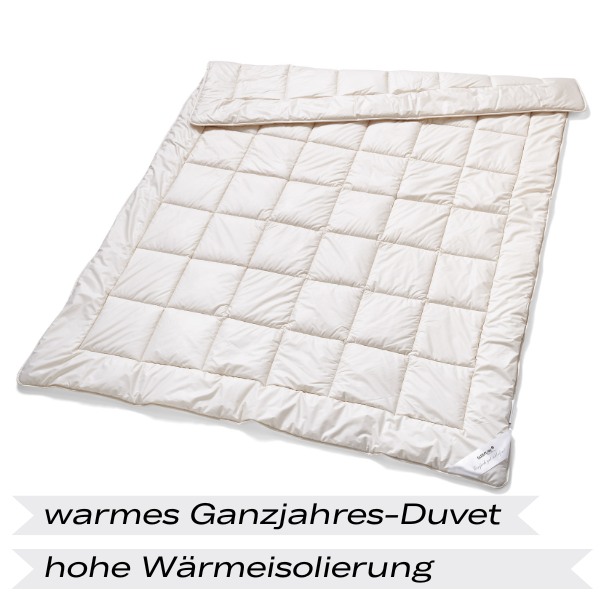 SLEEPLINE LANA medium Schafschurwolle – Ganzjahresduvet