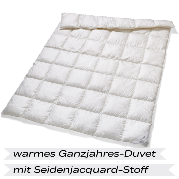 SLEEPLINE NOBLESSE medium – exklusives, warmes Ganzjahresduvet