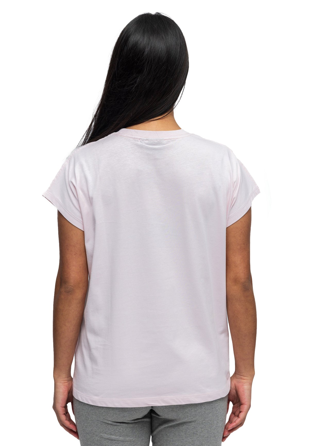 Lady Lola  Damen T-Shirt mit angeschnittenen Ärmeln