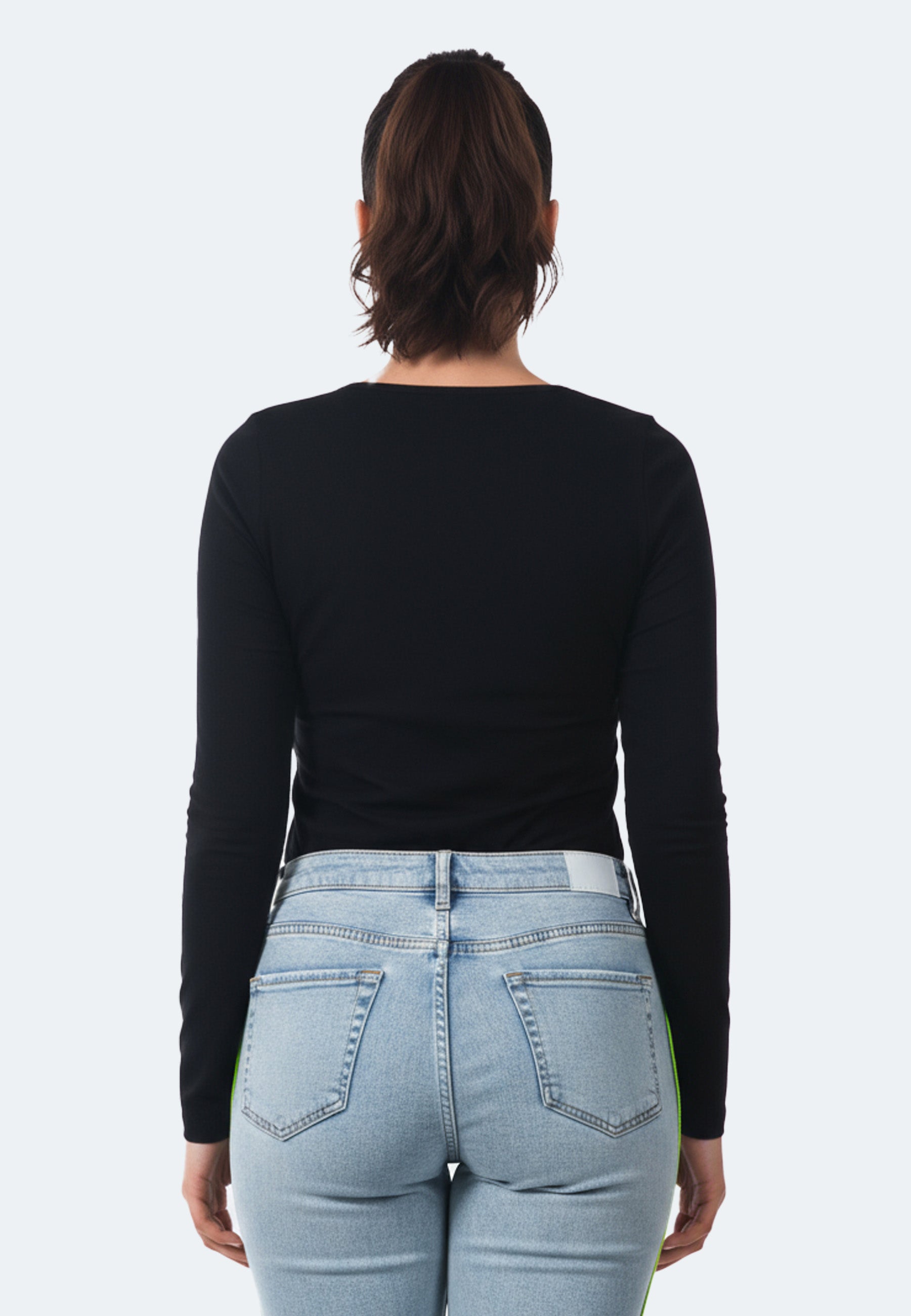 Stretch Langarm-T-Shirt Liliane