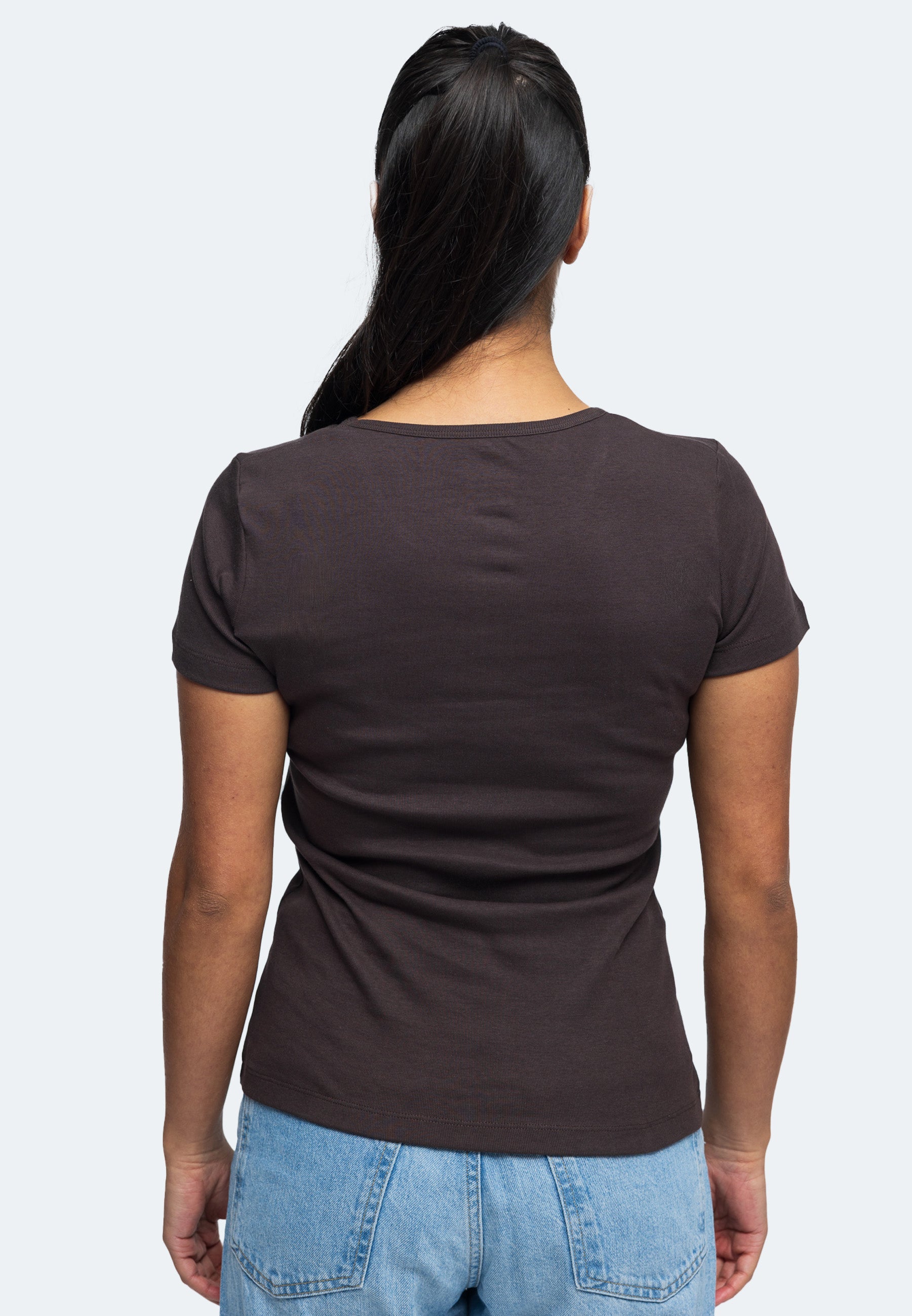 Rundhals Ripp T-Shirt Sally