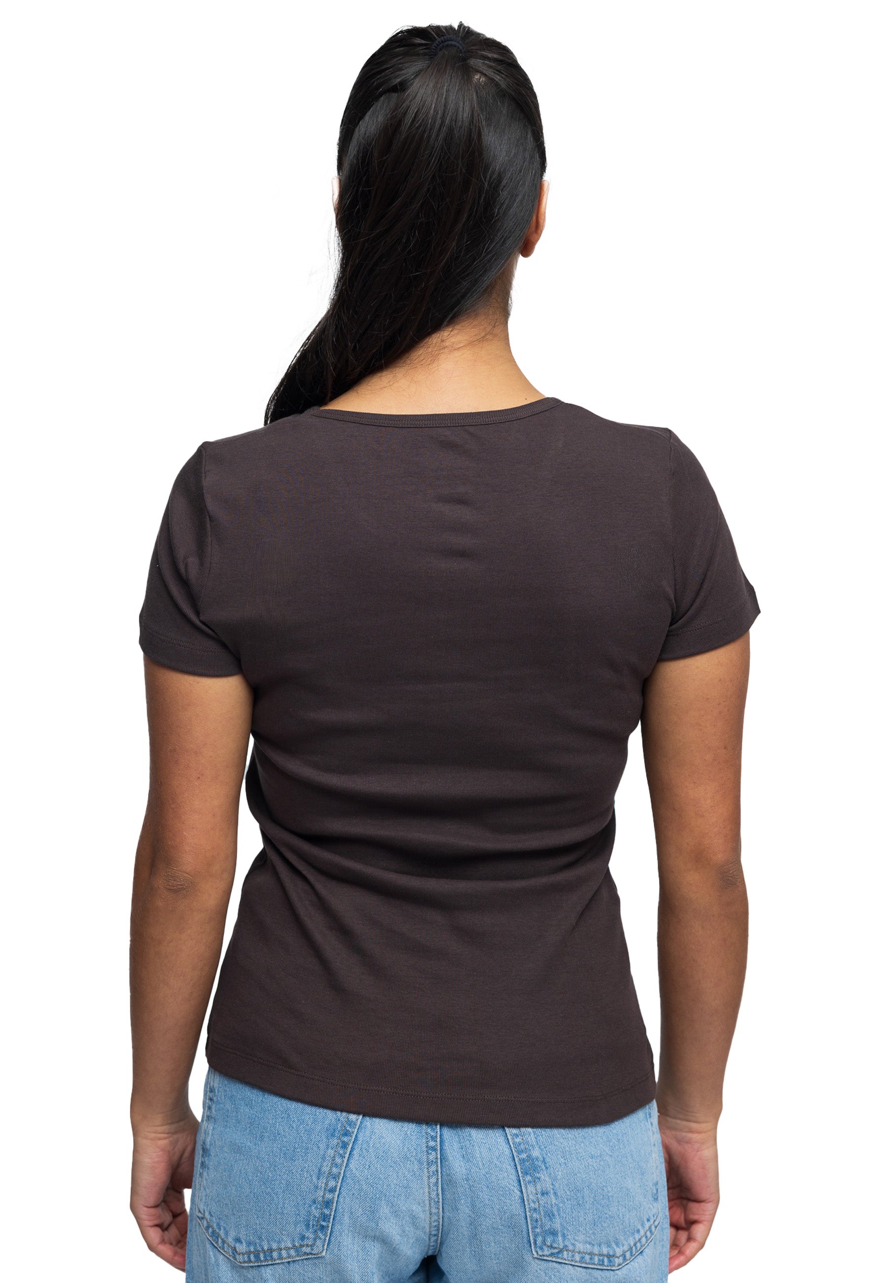 Rundhals Ripp T-Shirt Sally