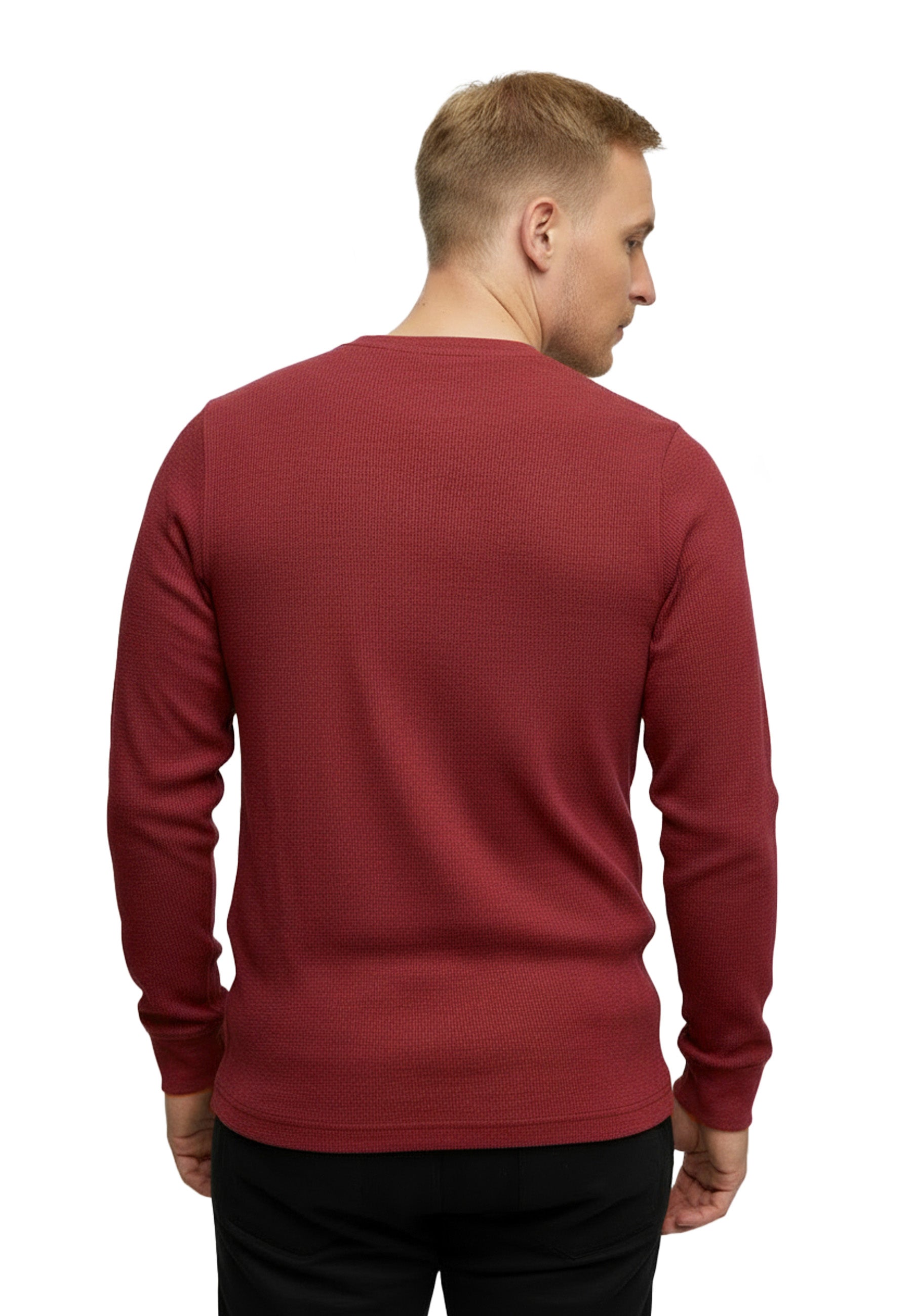 Herren Longsleeve Strickpullover Manuel