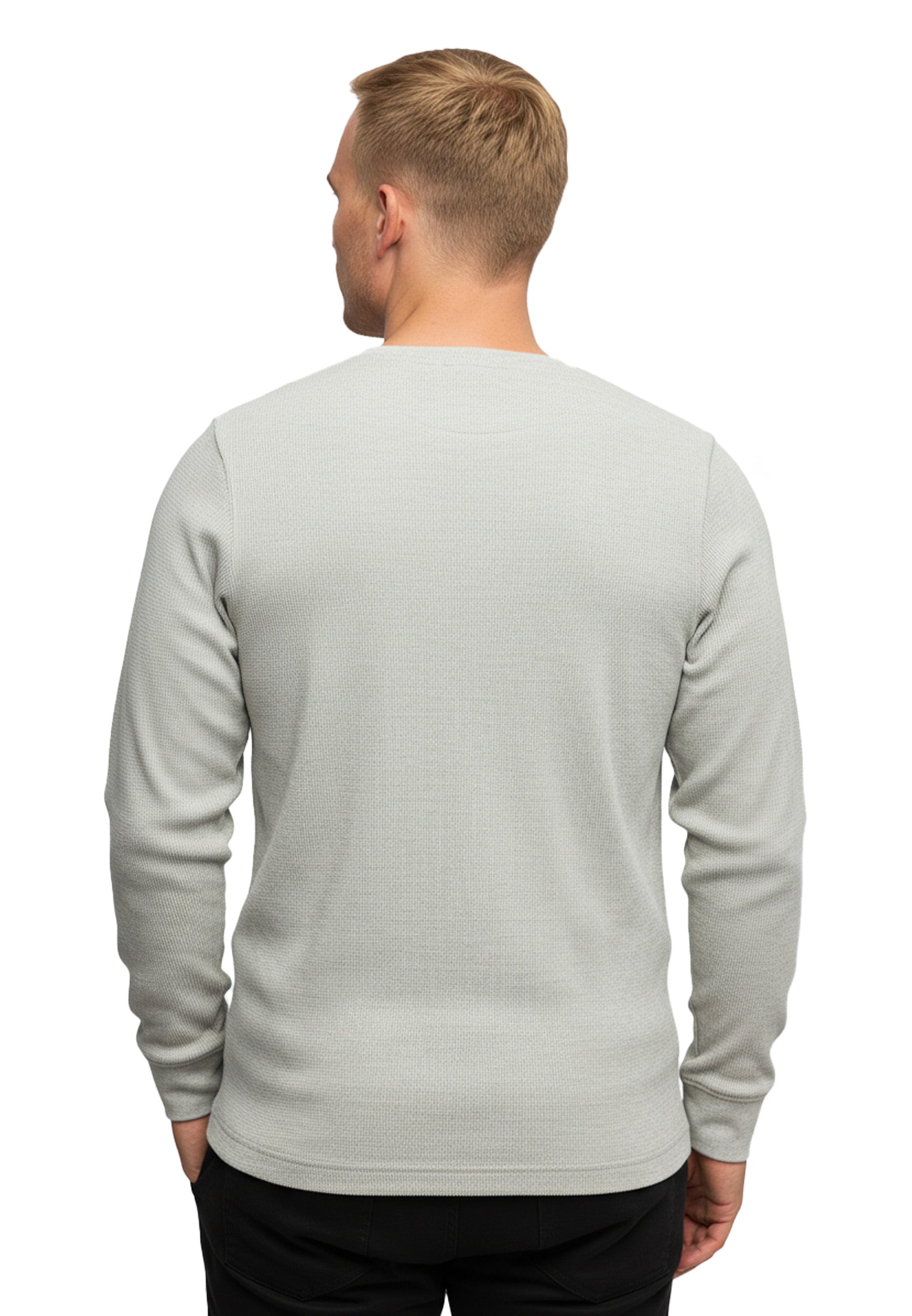 Herren Longsleeve Strickpullover Manuel