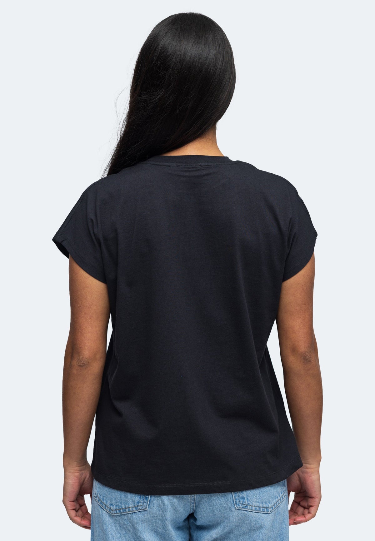 Lady Lola  Damen T-Shirt mit angeschnittenen Ärmeln