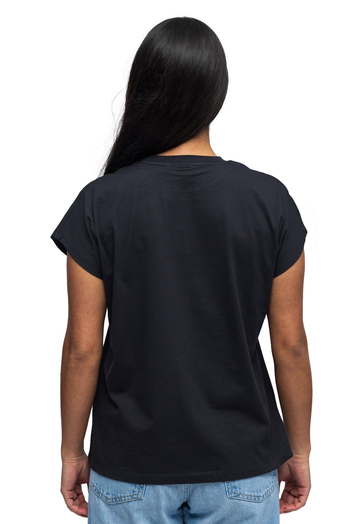 Lady Lola  Damen T-Shirt mit angeschnittenen Ärmeln