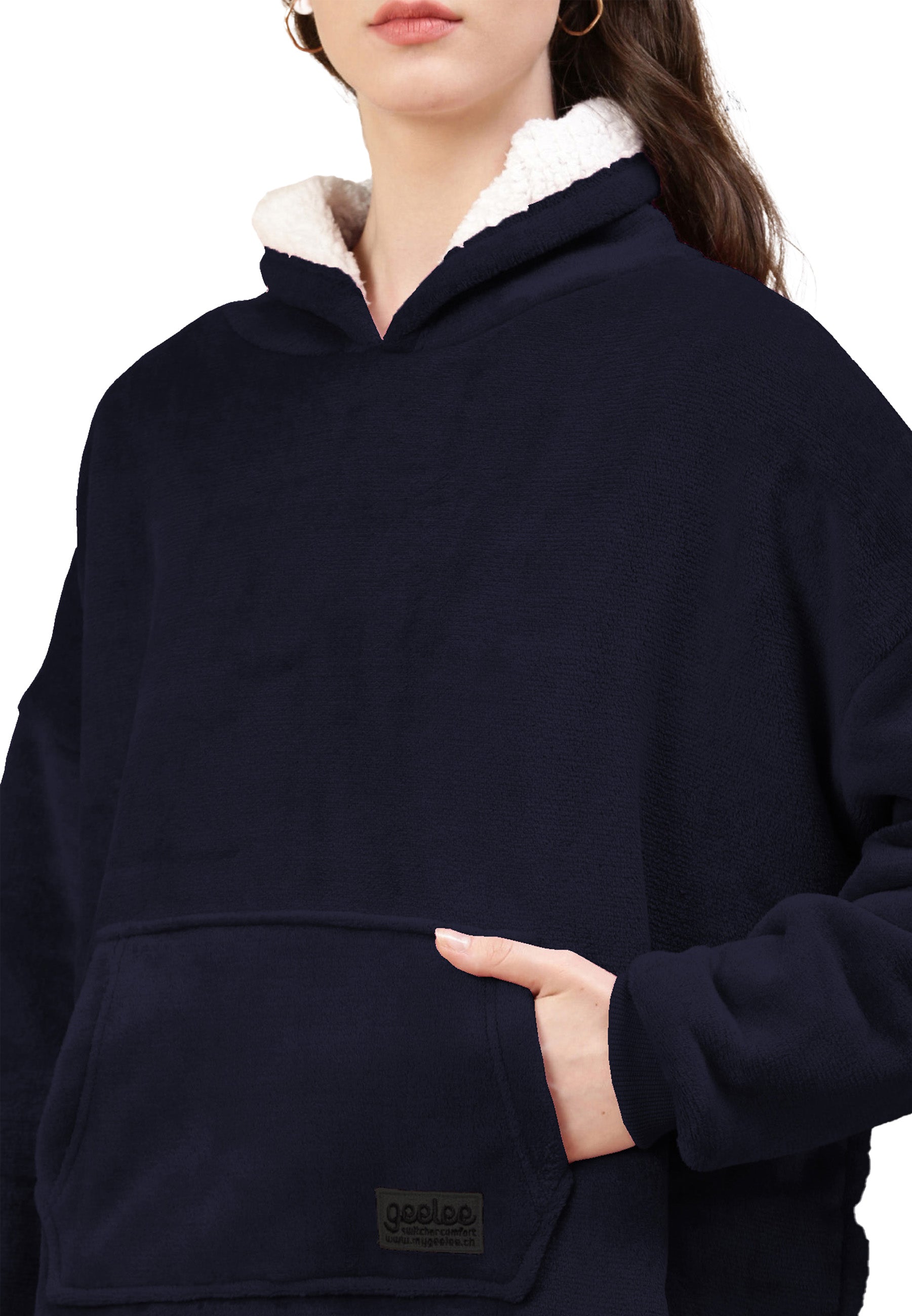 Geelee Plaid – der ultrabequeme Hoodie in Übergrösse