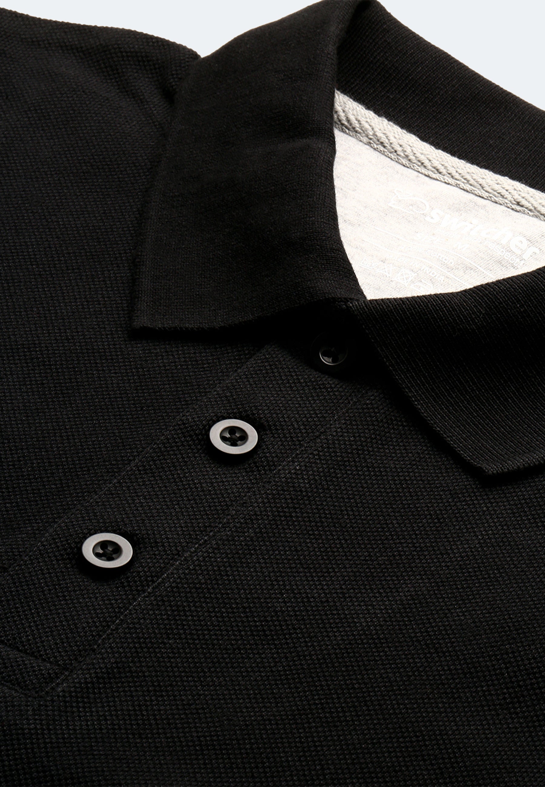 Langarm Baumwoll Piqué Poloshirt Ralph