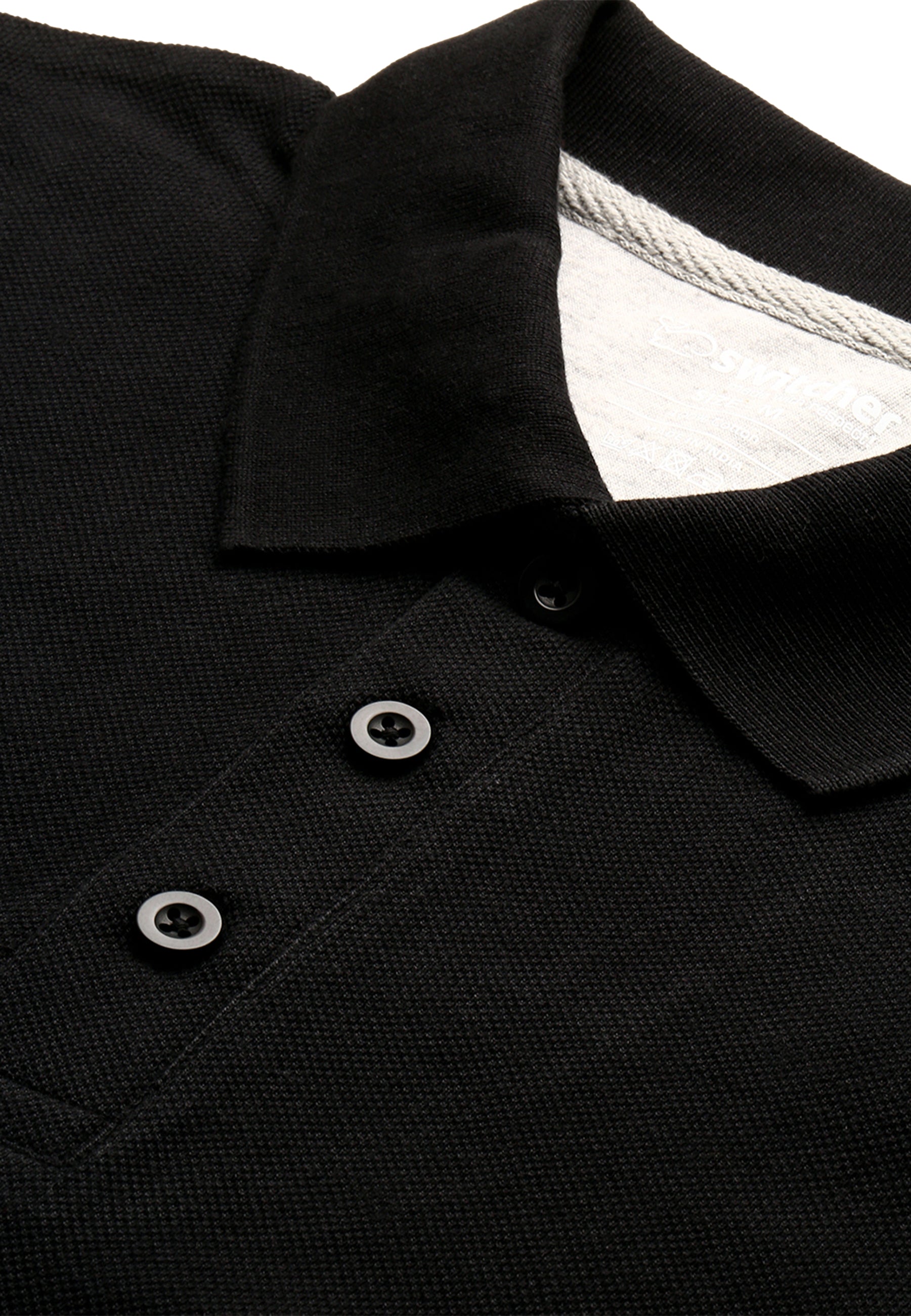 Langarm Baumwoll Piqué Poloshirt Ralph