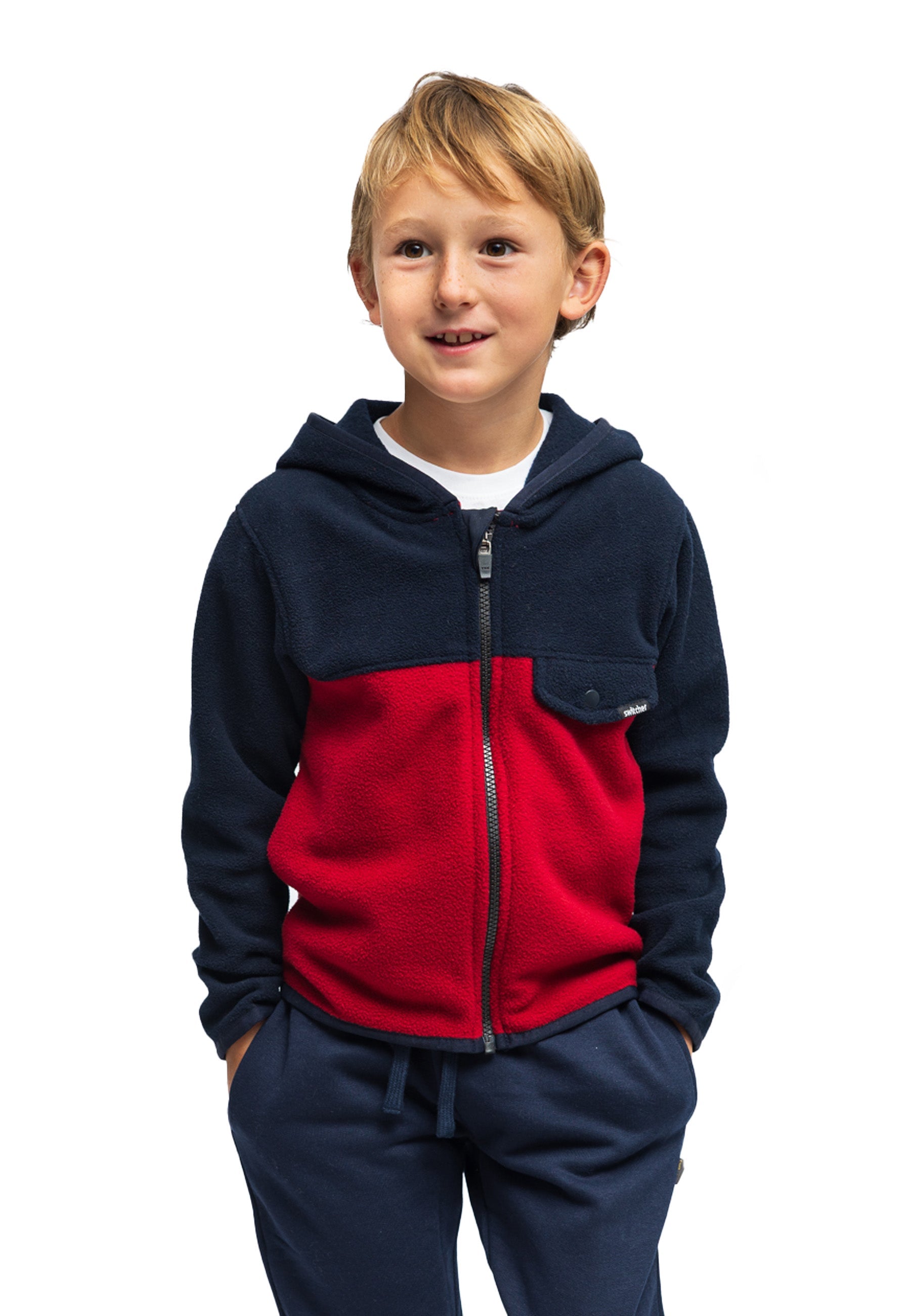 Kinder Micro-Fleece-Jacke Villars