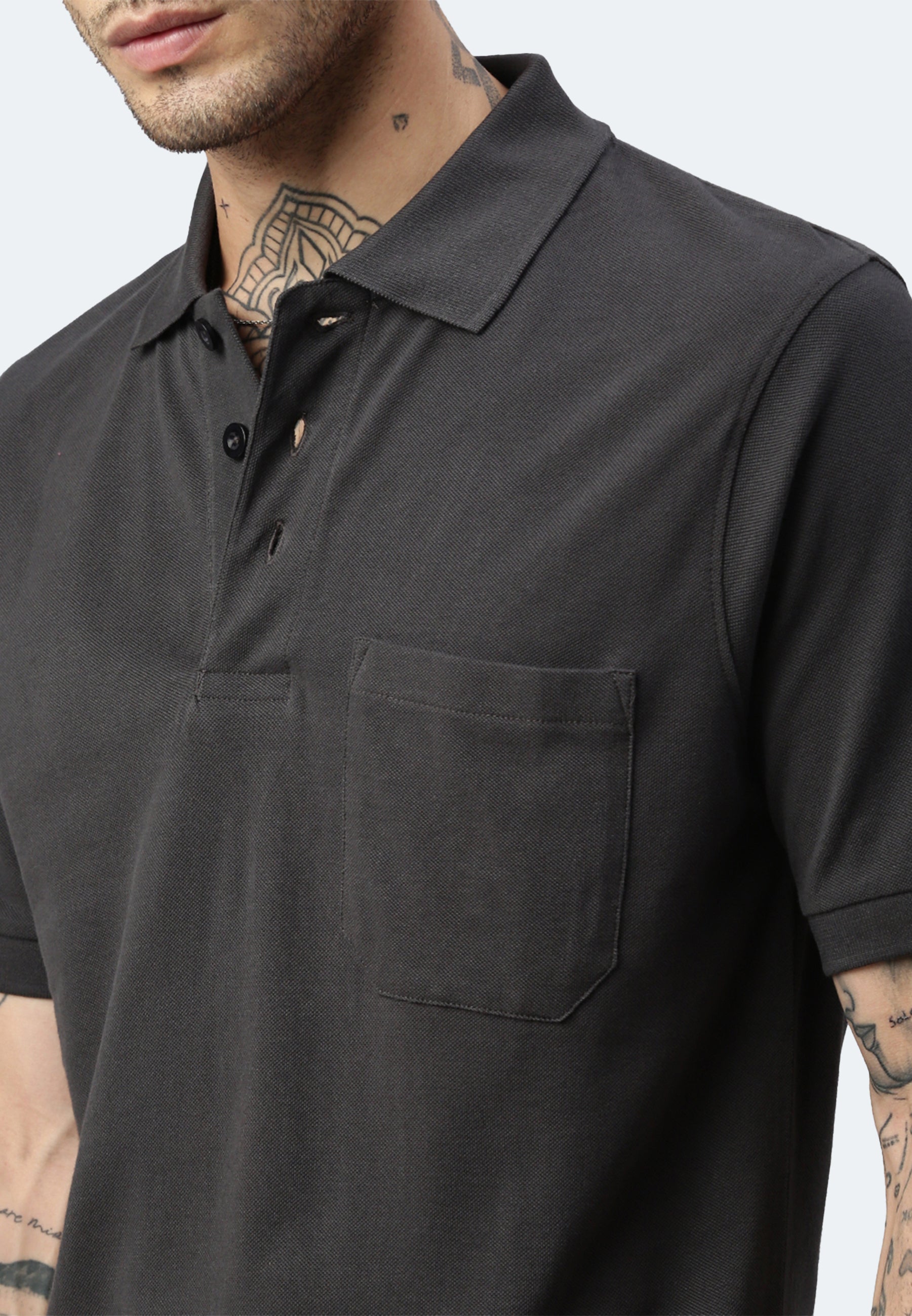 Airtex Piqué Pocket Poloshirt Whale