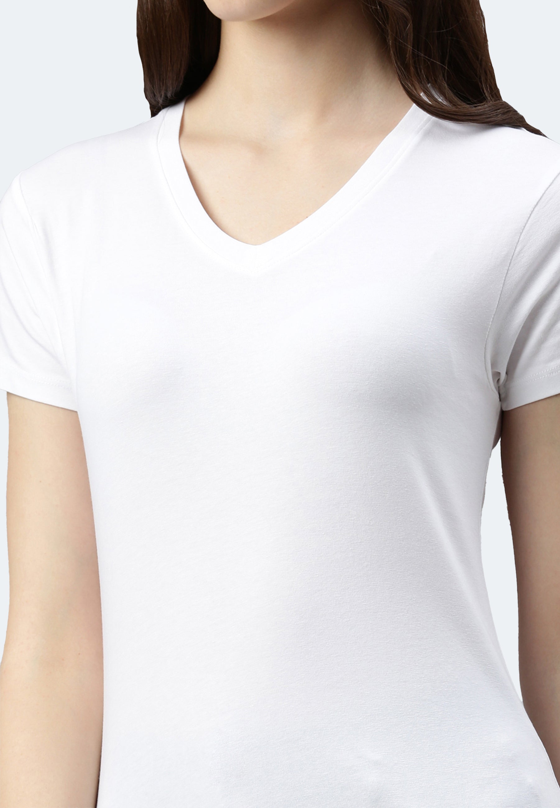 Stretch T-Shirt V-Neck Giorgia