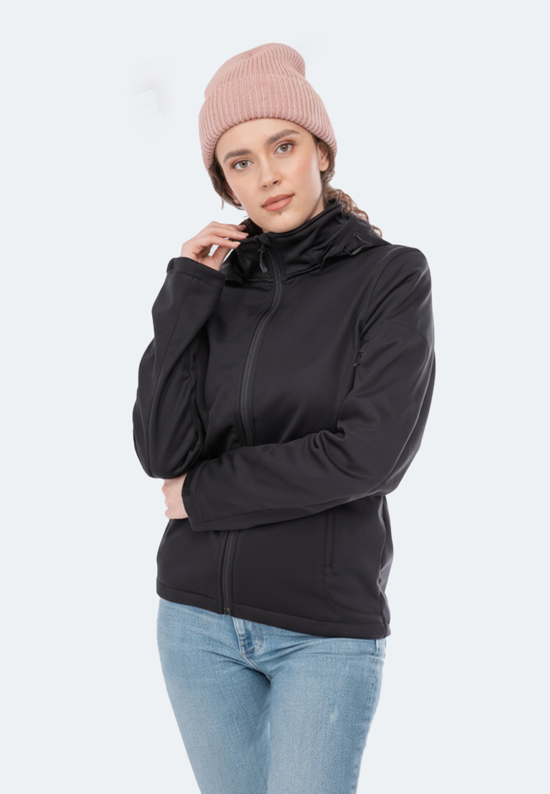 Merino Wolle Beanie mit hohem Umschlag - Malo