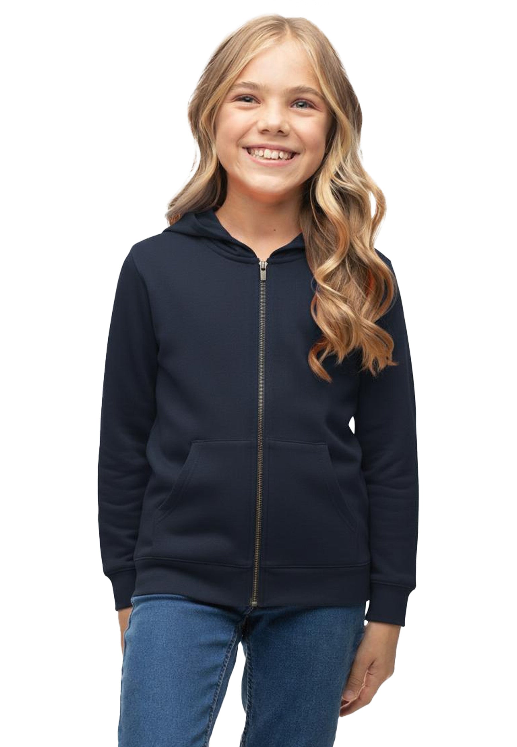 Kinder Zip Hoodie Bruce 100% Bio Baumwolle
