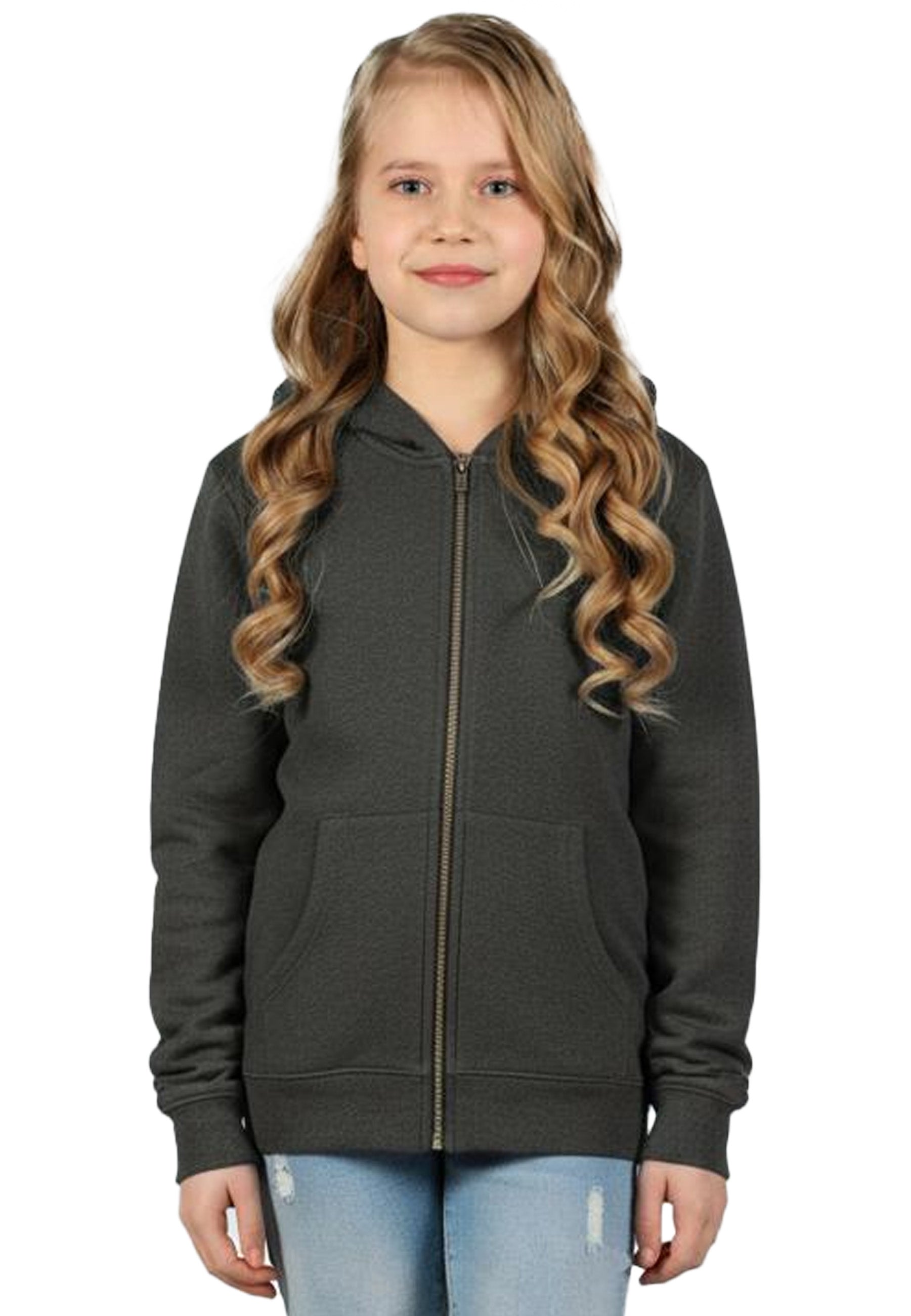 Kinder Zip Hoodie Bruce 100% Bio Baumwolle