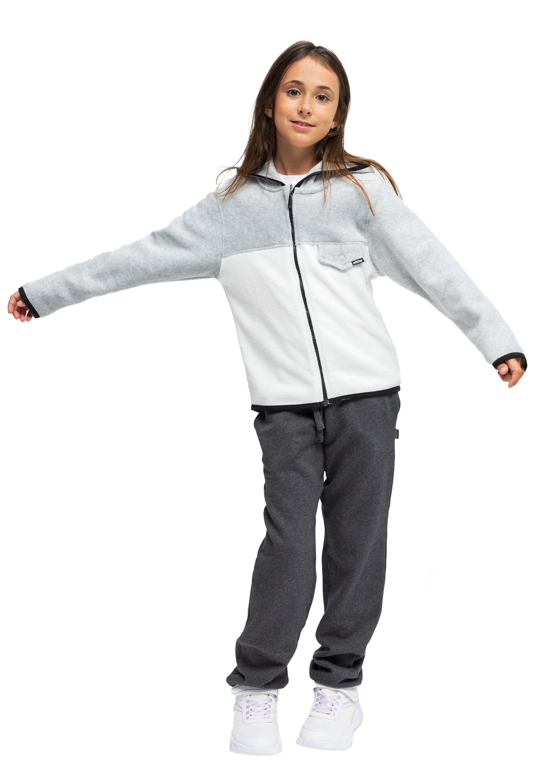 Kinder Micro-Fleece-Jacke Villars