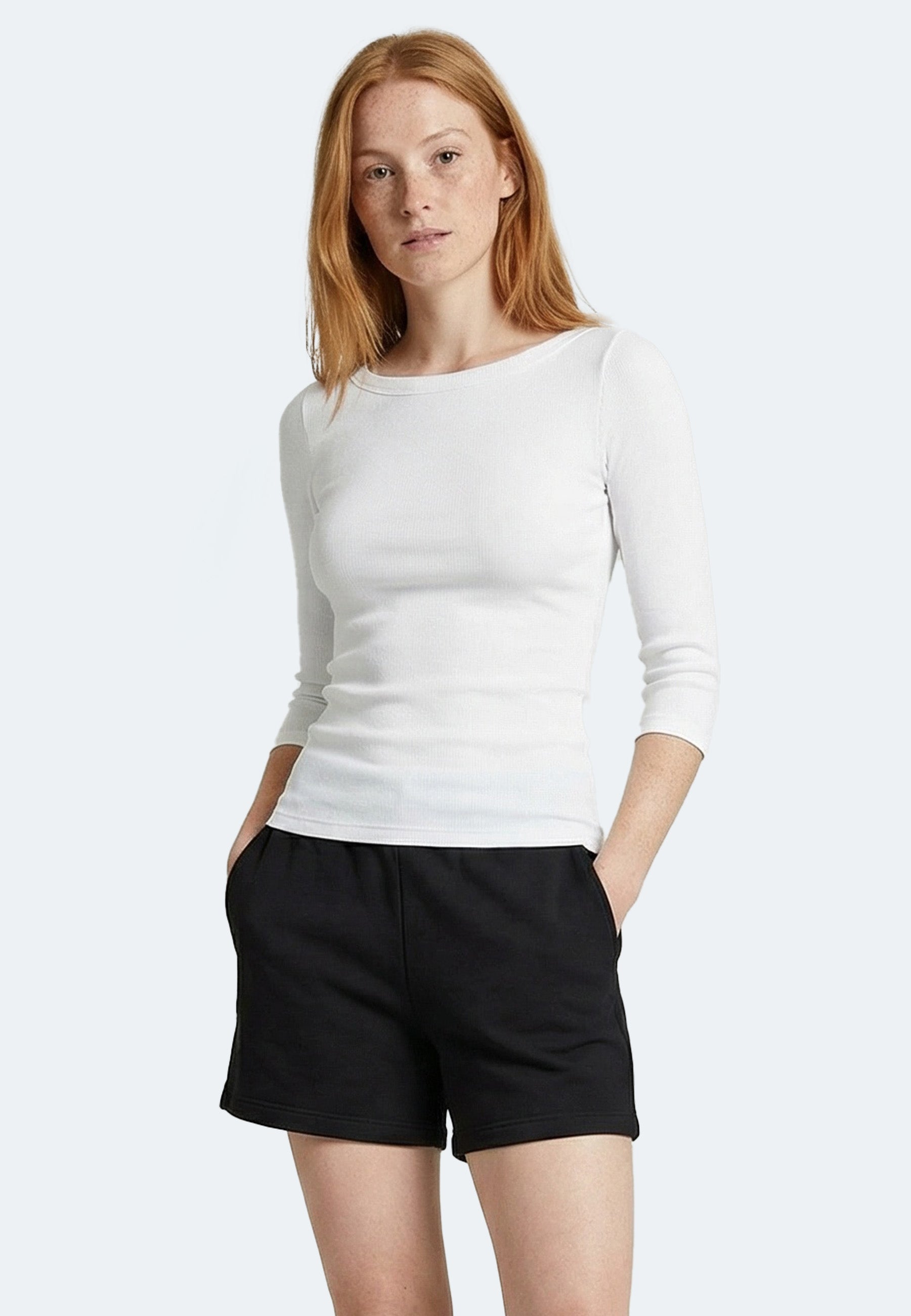 Stretch Langarm-T-Shirt Liane