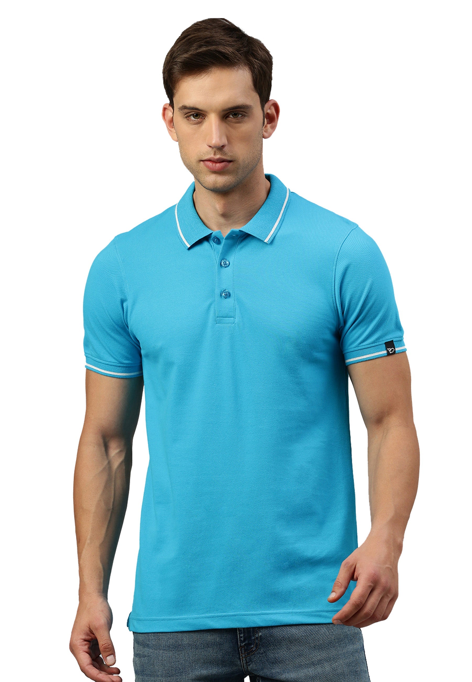 Contrast Polo mit Elasthan Ben