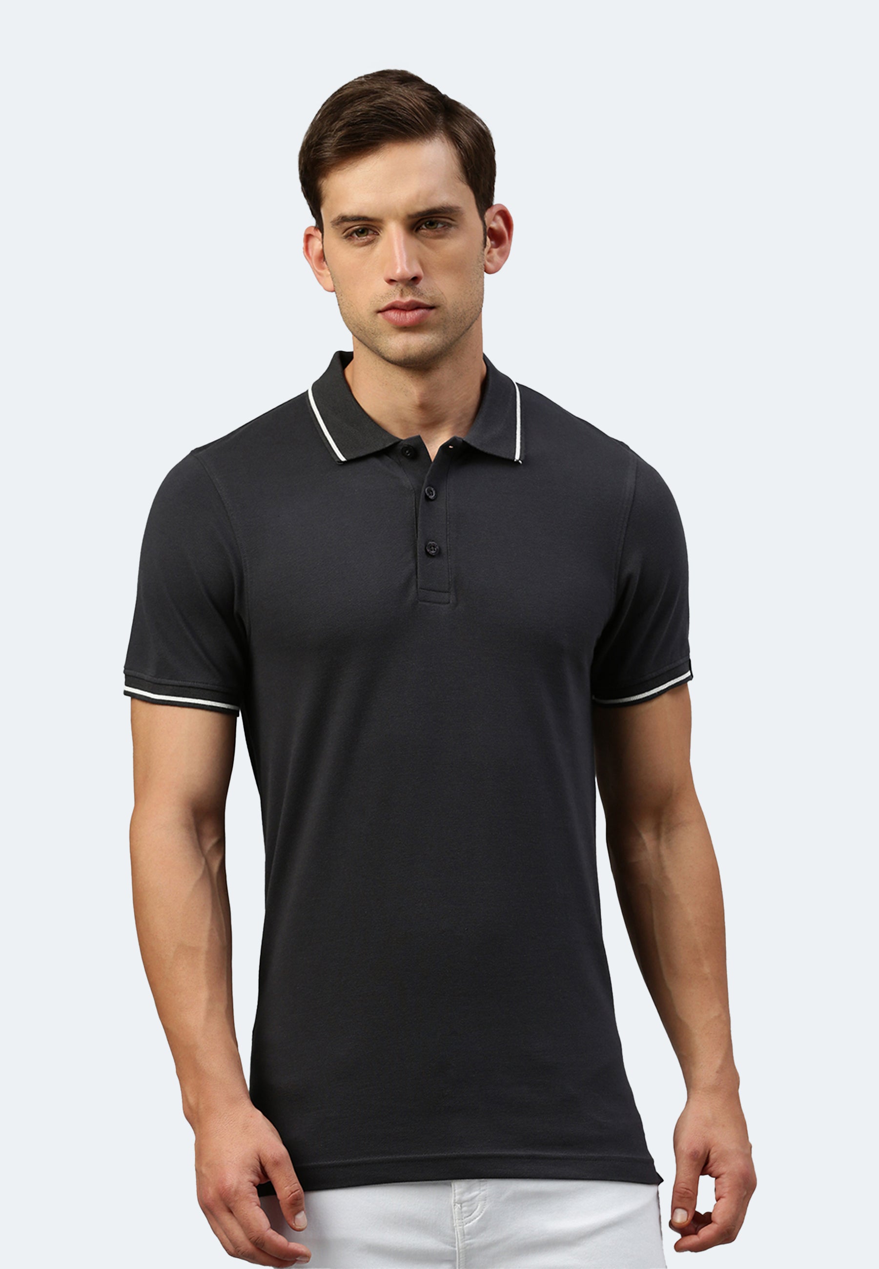 Contrast Polo mit Elasthan Ben