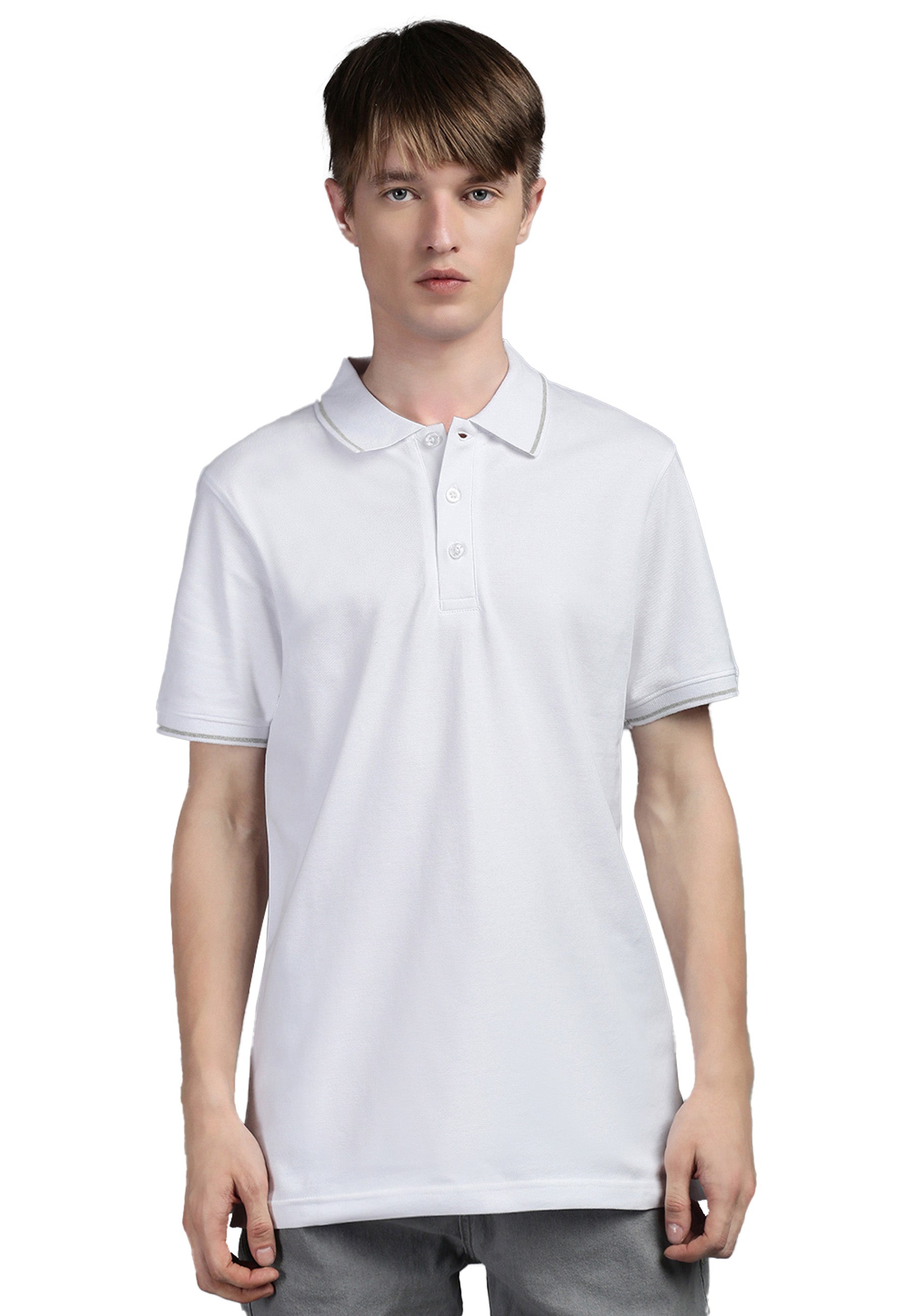 Contrast Polo mit Elasthan Ben