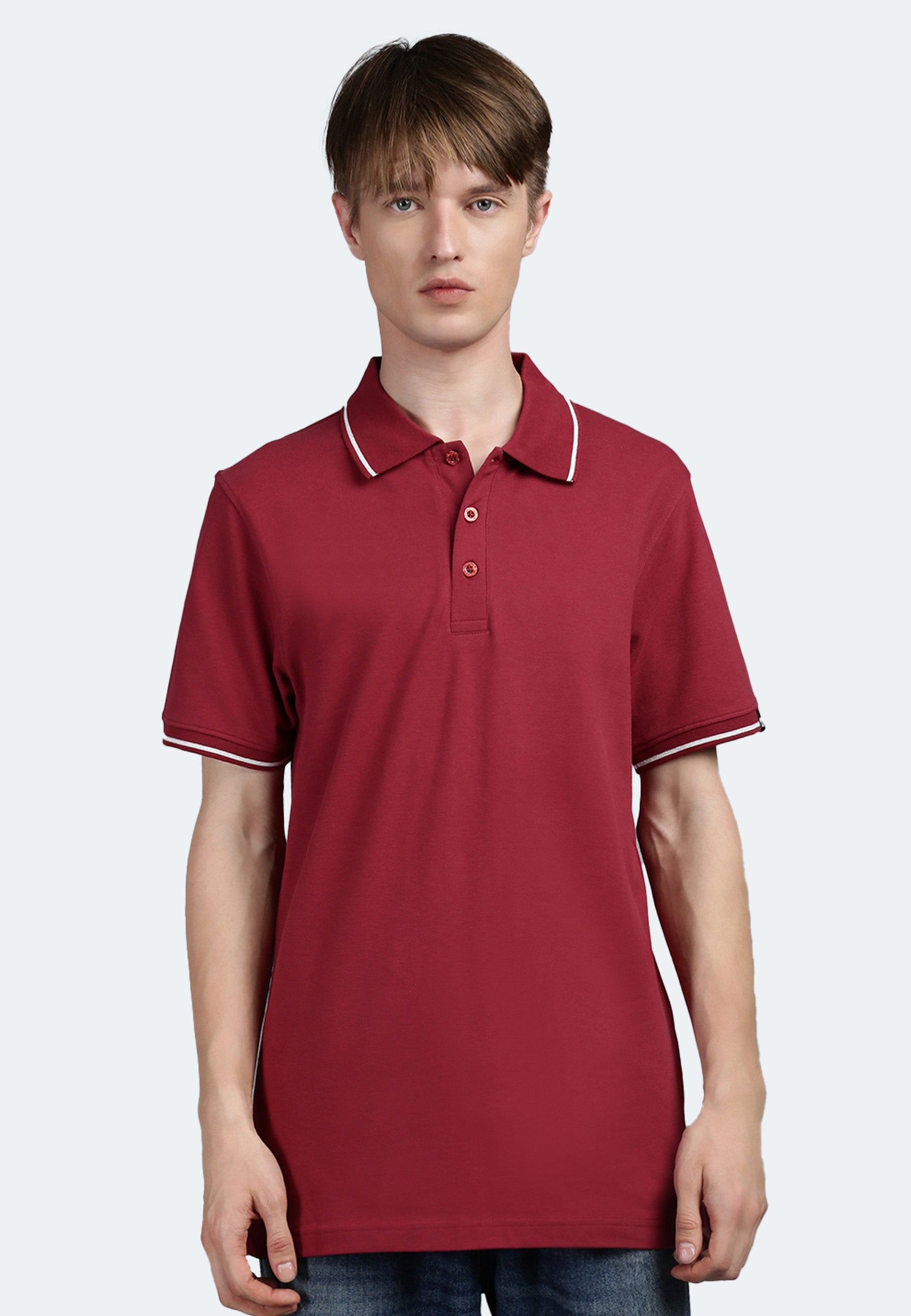 Contrast Polo mit Elasthan Ben