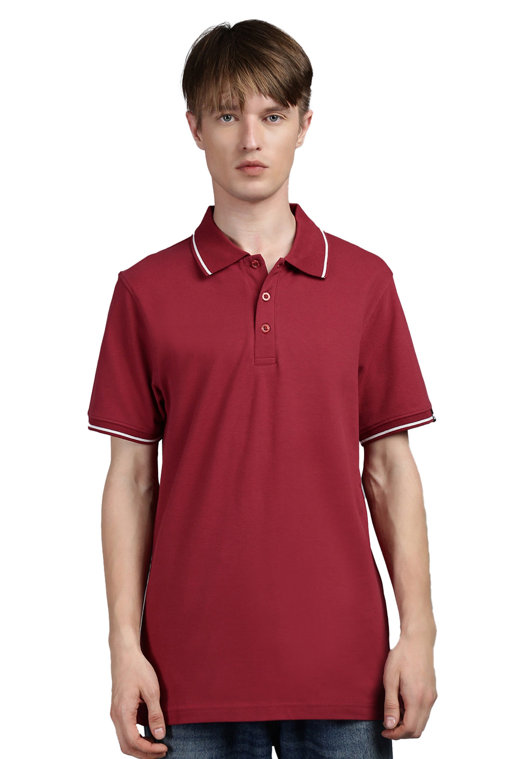 Contrast Polo mit Elasthan Ben