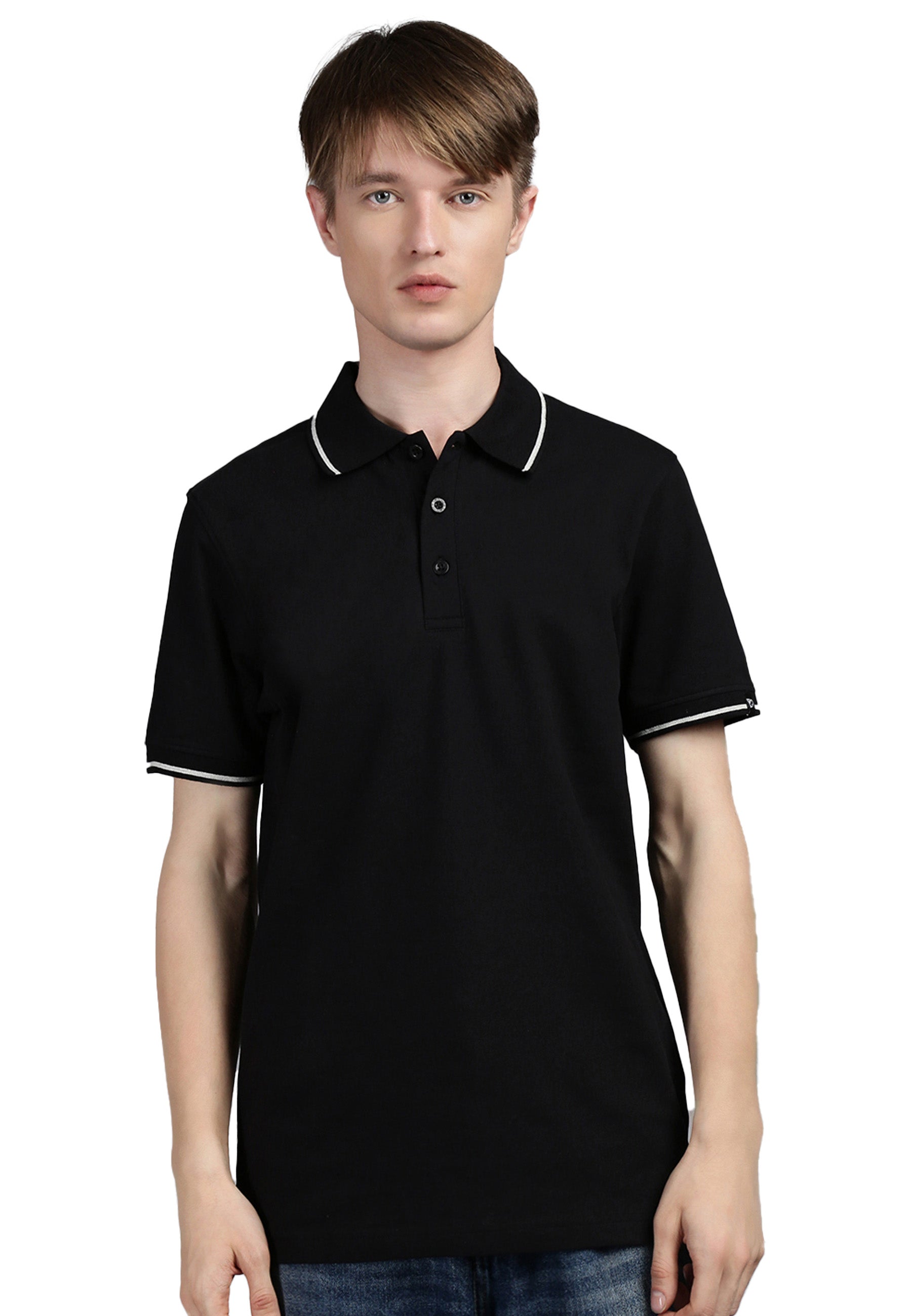 Contrast Polo mit Elasthan Ben