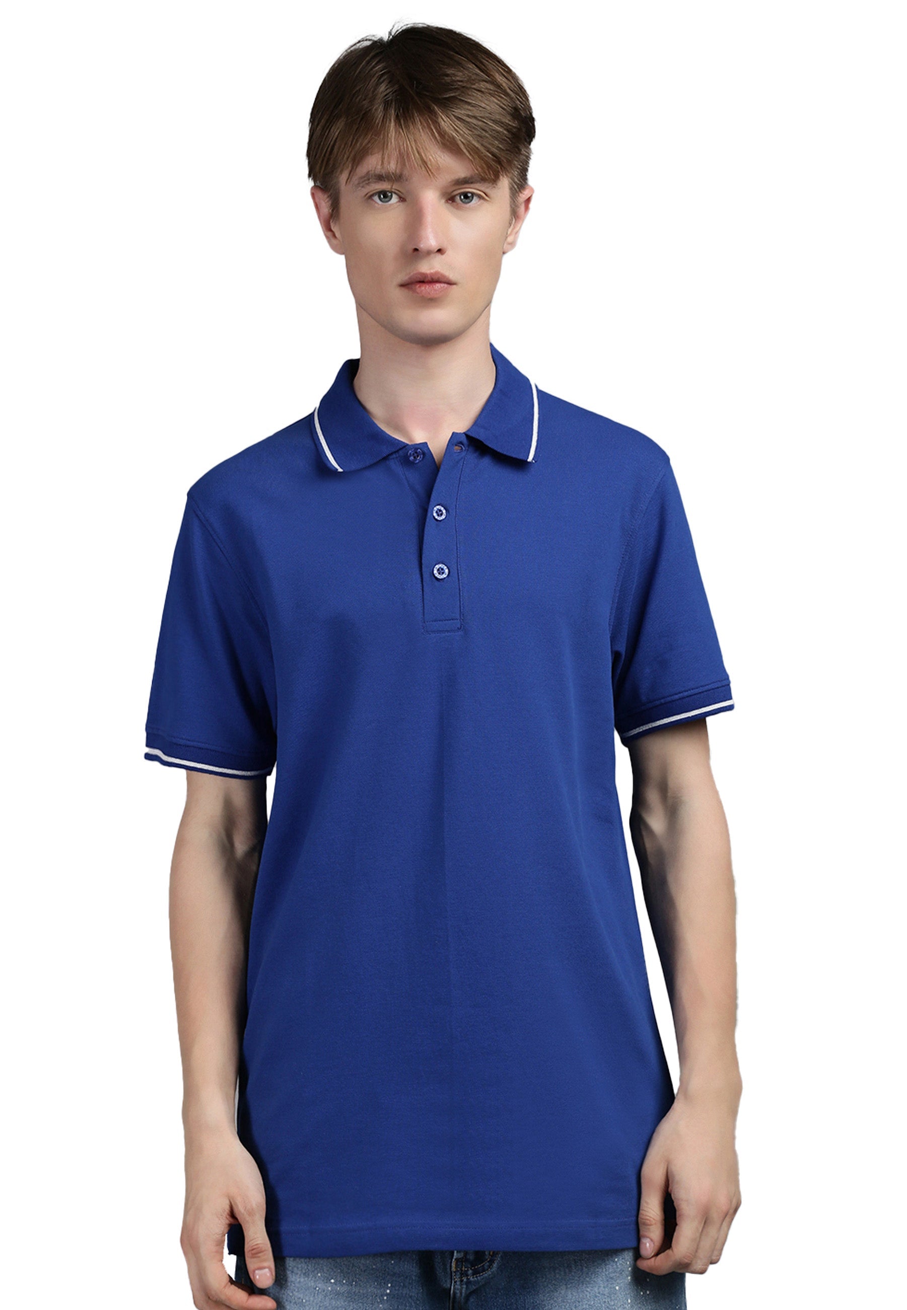 Contrast Polo mit Elasthan Ben