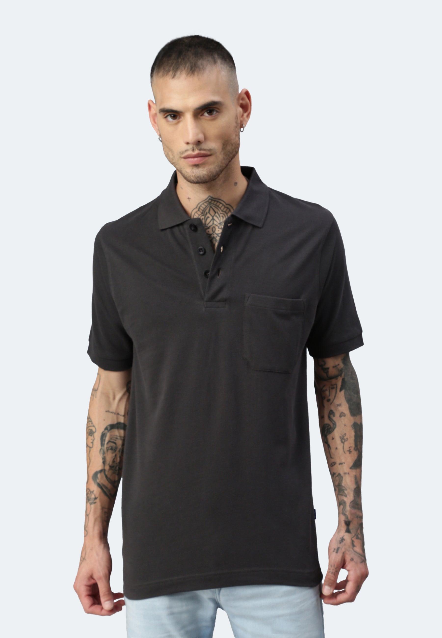 Airtex Piqué Pocket Poloshirt Whale