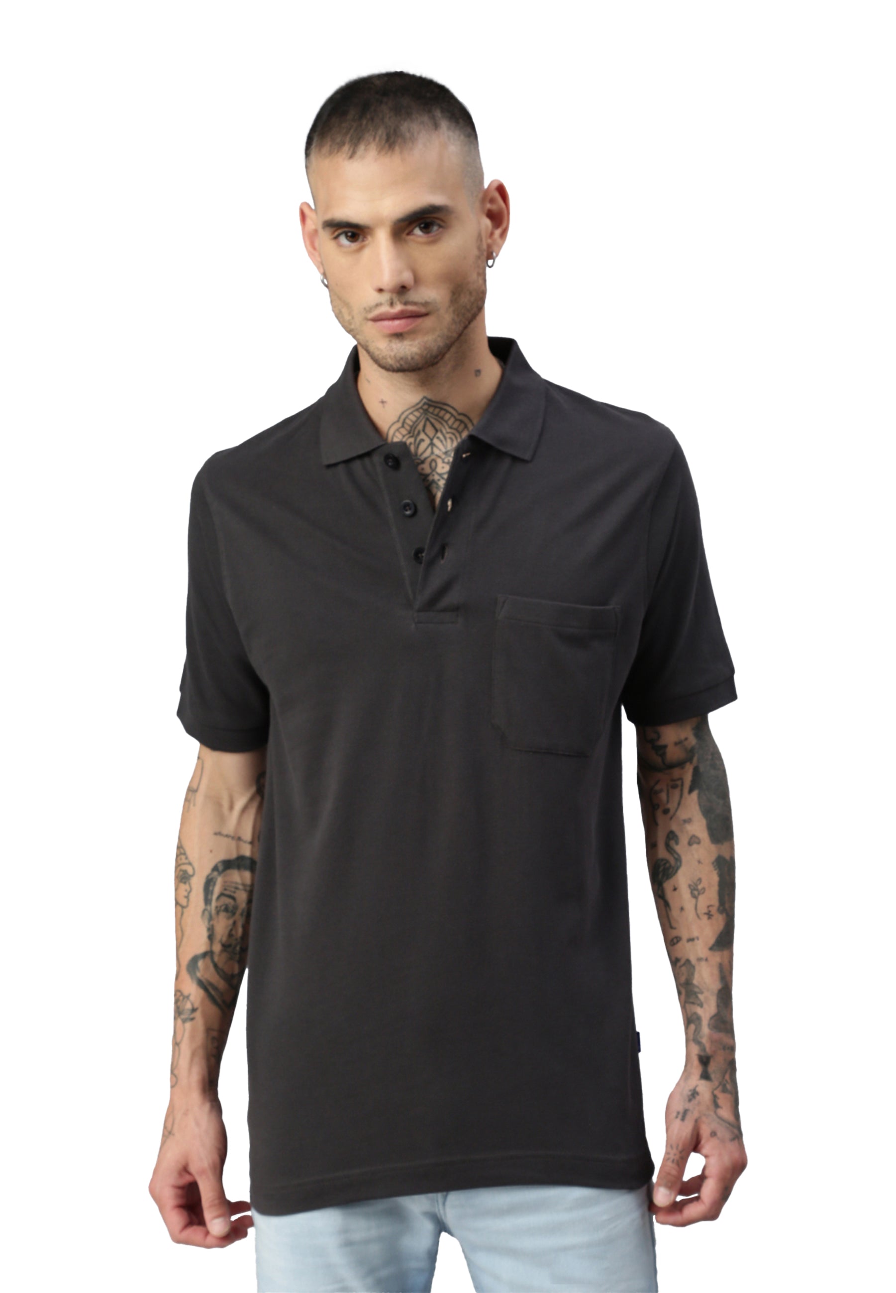 Airtex Piqué Pocket Poloshirt Whale