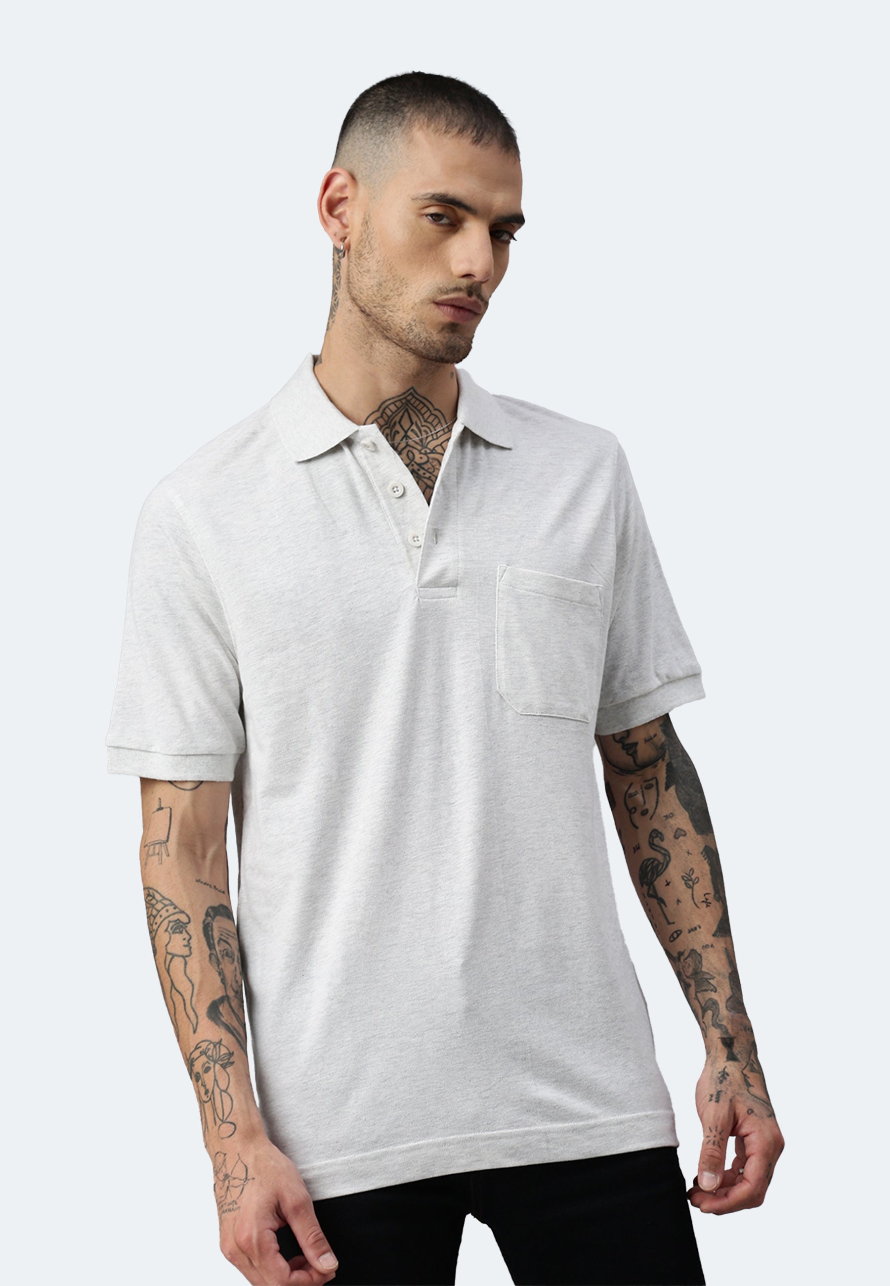 Airtex Piqué Pocket Poloshirt Whale
