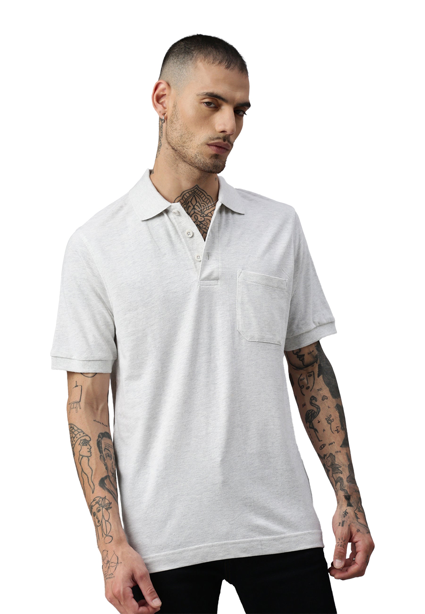 Airtex Piqué Pocket Poloshirt Whale