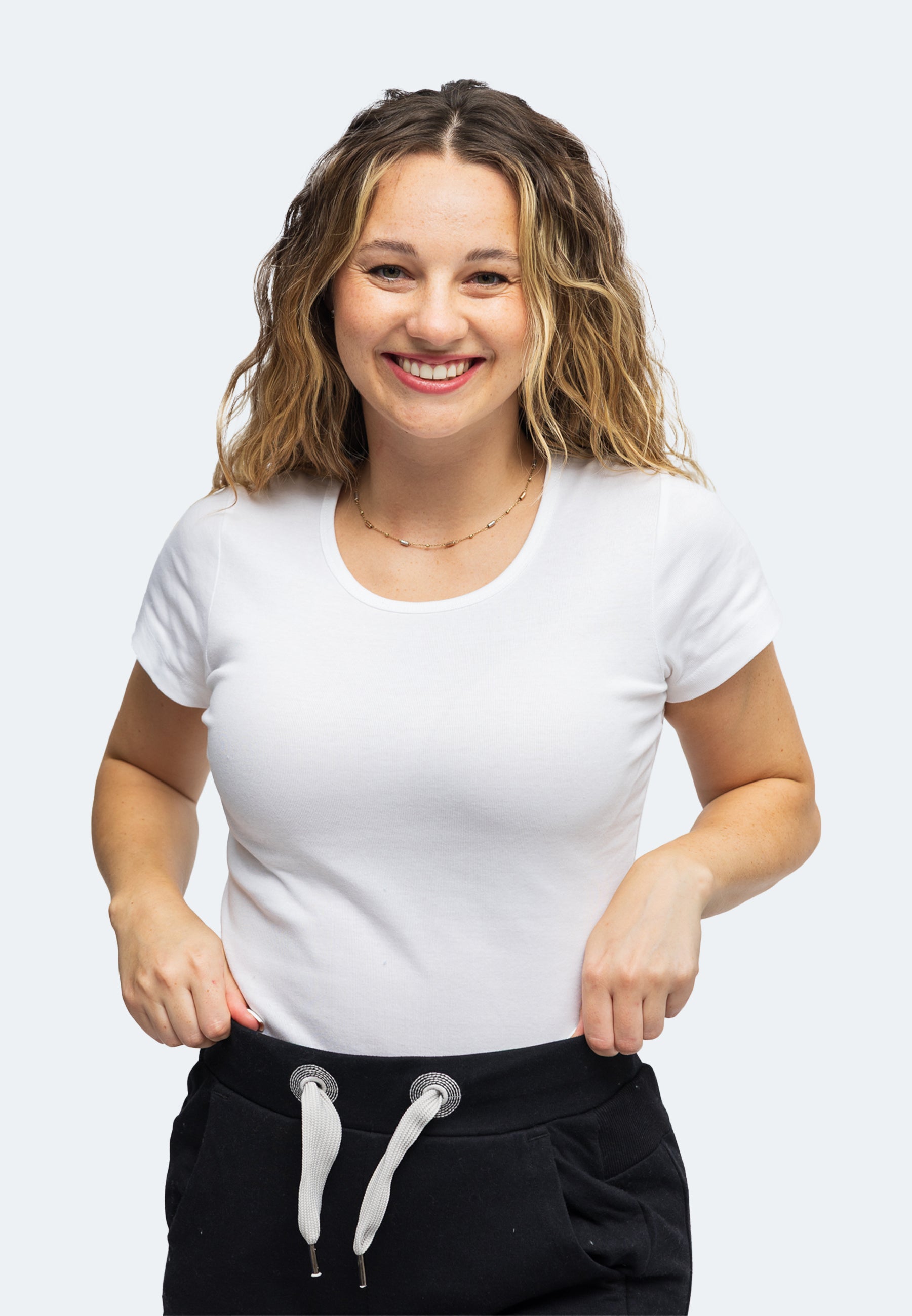 Rundhals Ripp T-Shirt Sally