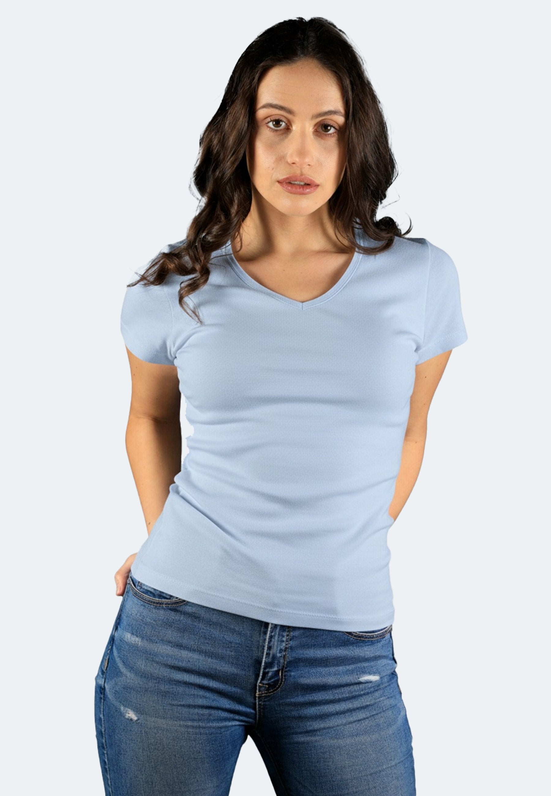 Ripp T-Shirt V-Neck Efia