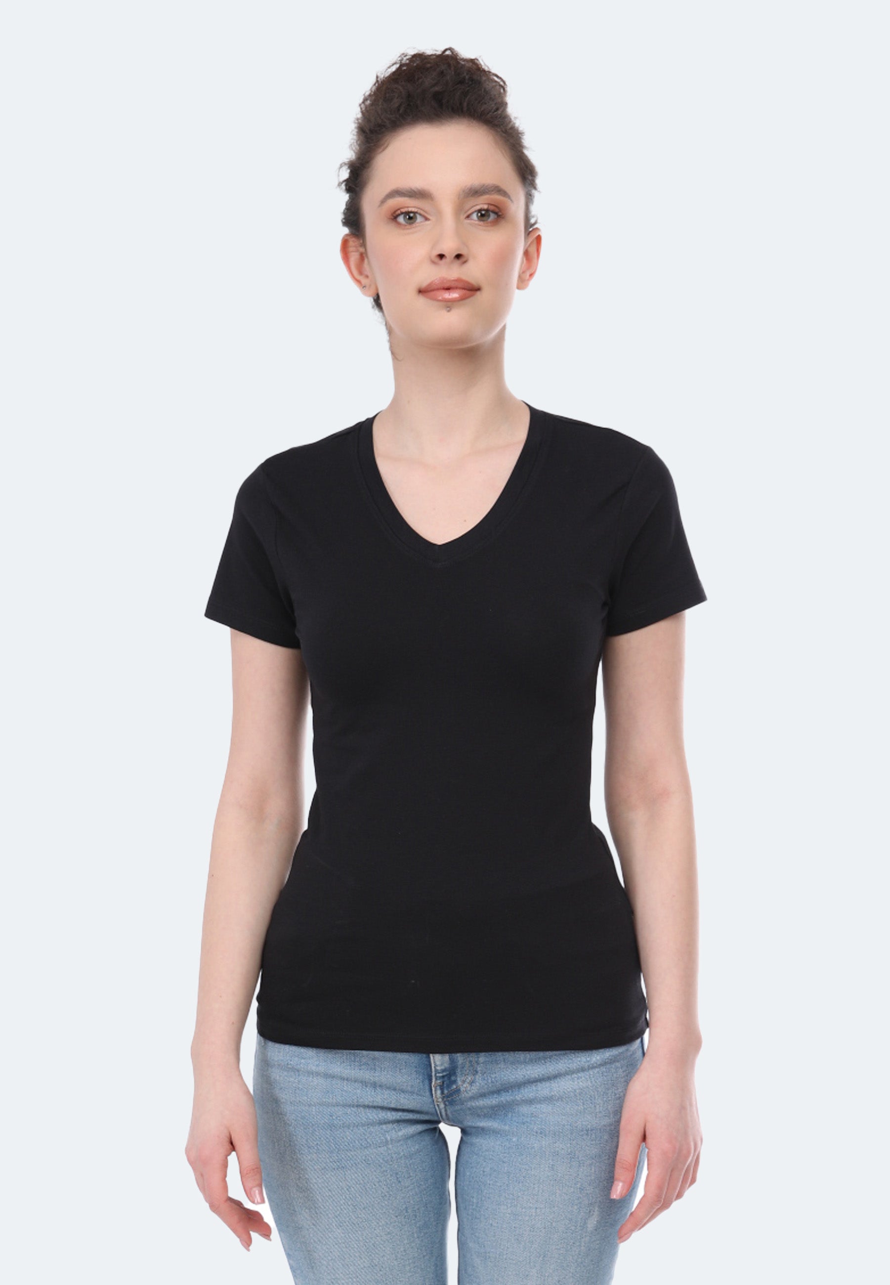 Stretch T-Shirt V-Neck Giorgia