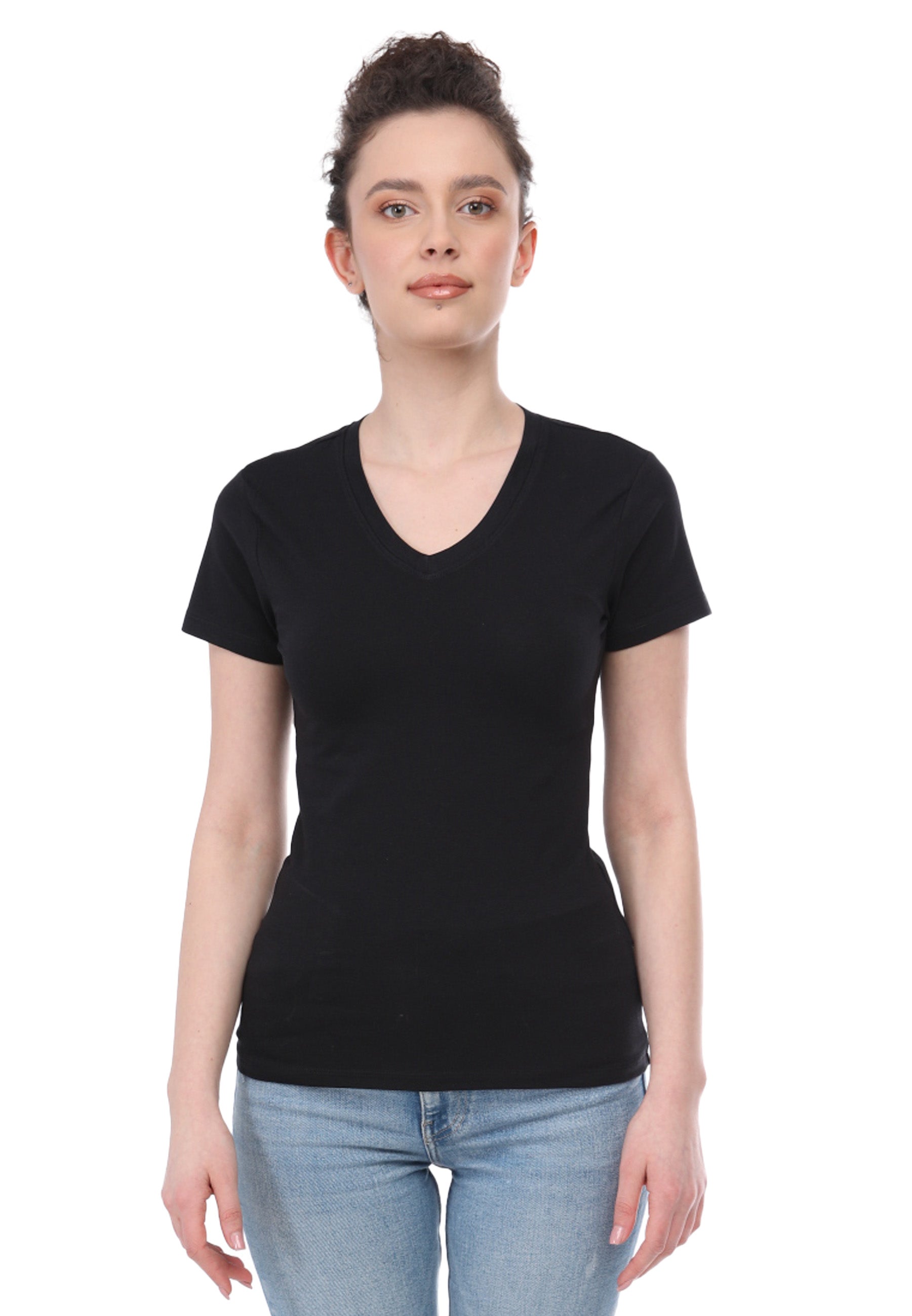 Stretch T-Shirt V-Neck Giorgia