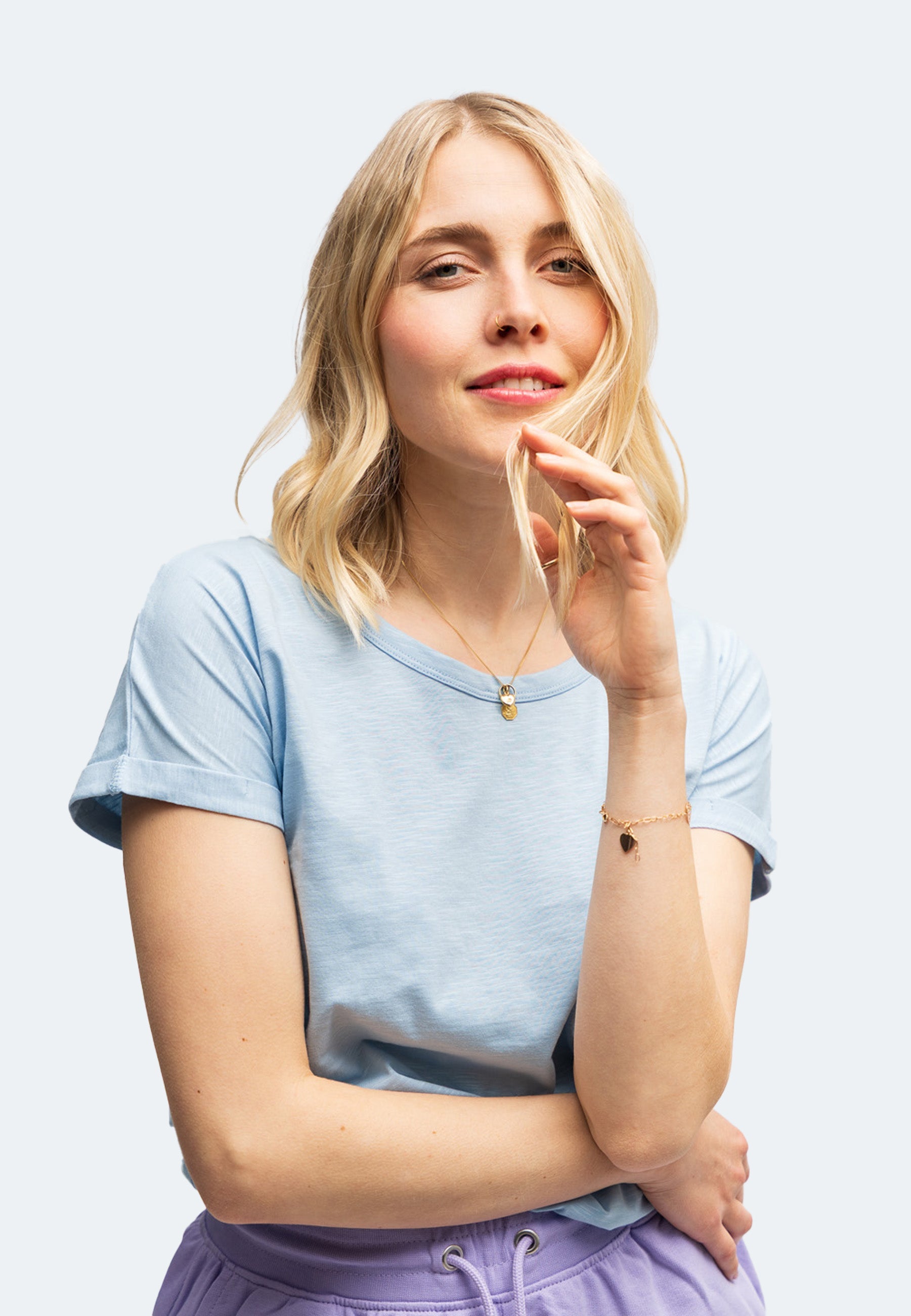 Damen Bio T-Shirt Lady Pink