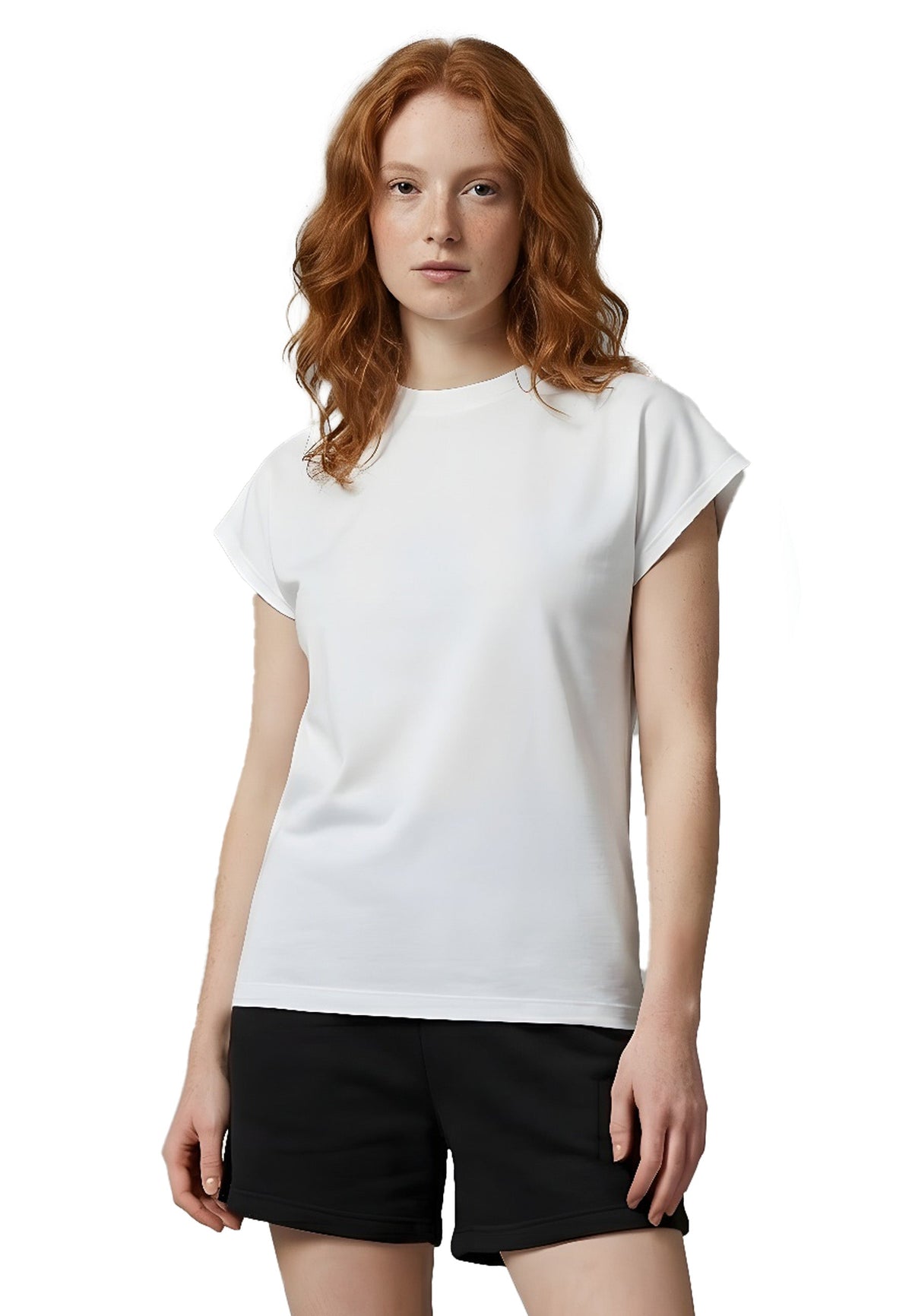 Lady Lola  Damen T-Shirt mit angeschnittenen Ärmeln