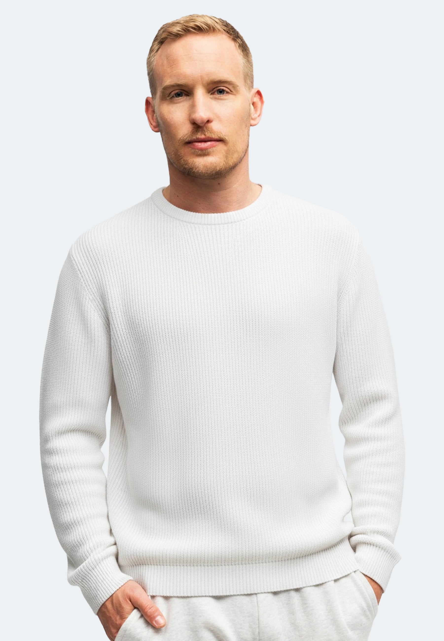 Herren Heavyweight Strick-Sweater Marcus
