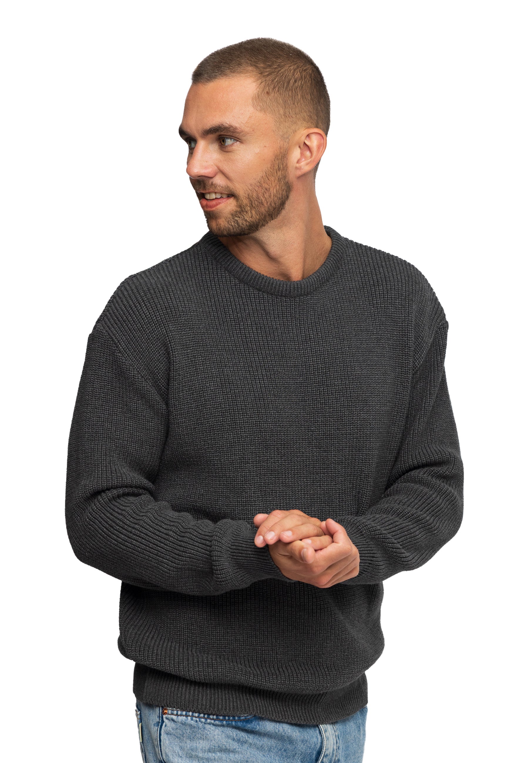 Herren Heavyweight Strick-Sweater Marcus