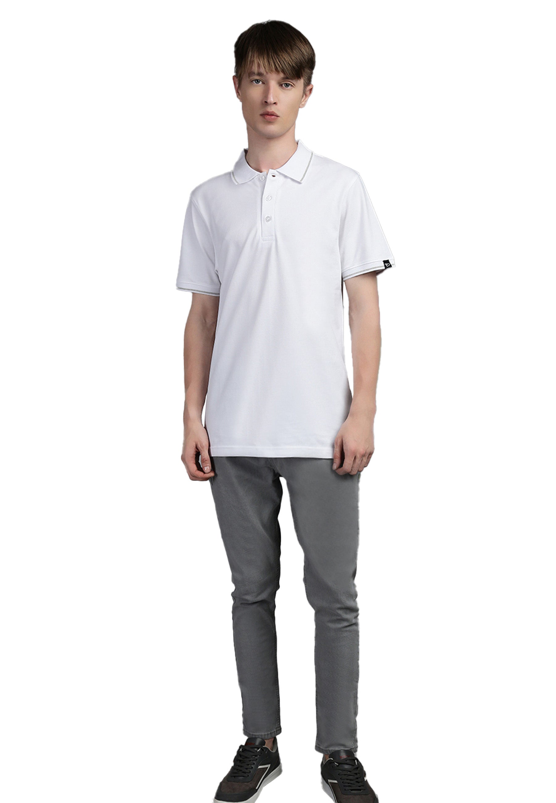 Contrast Polo mit Elasthan Ben