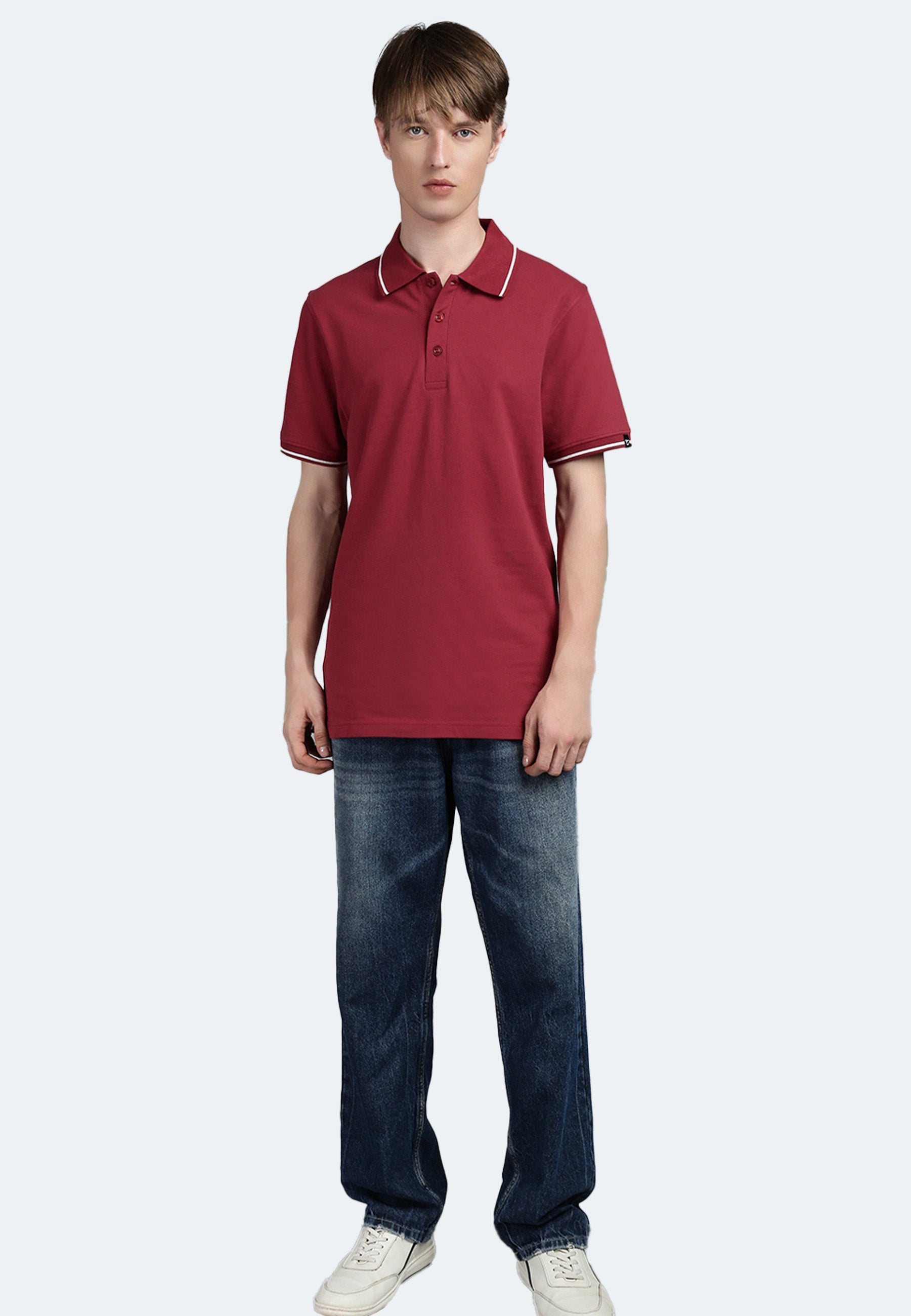 Contrast Polo mit Elasthan Ben