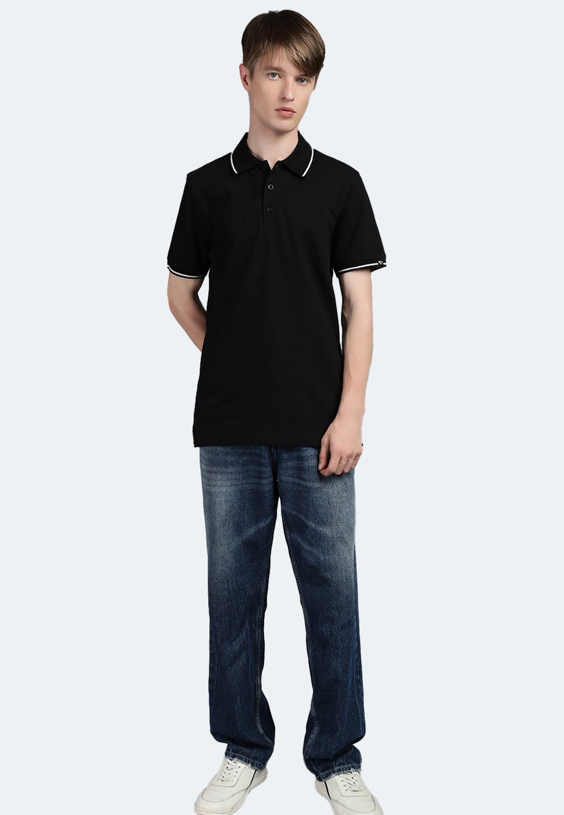 Contrast Polo mit Elasthan Ben