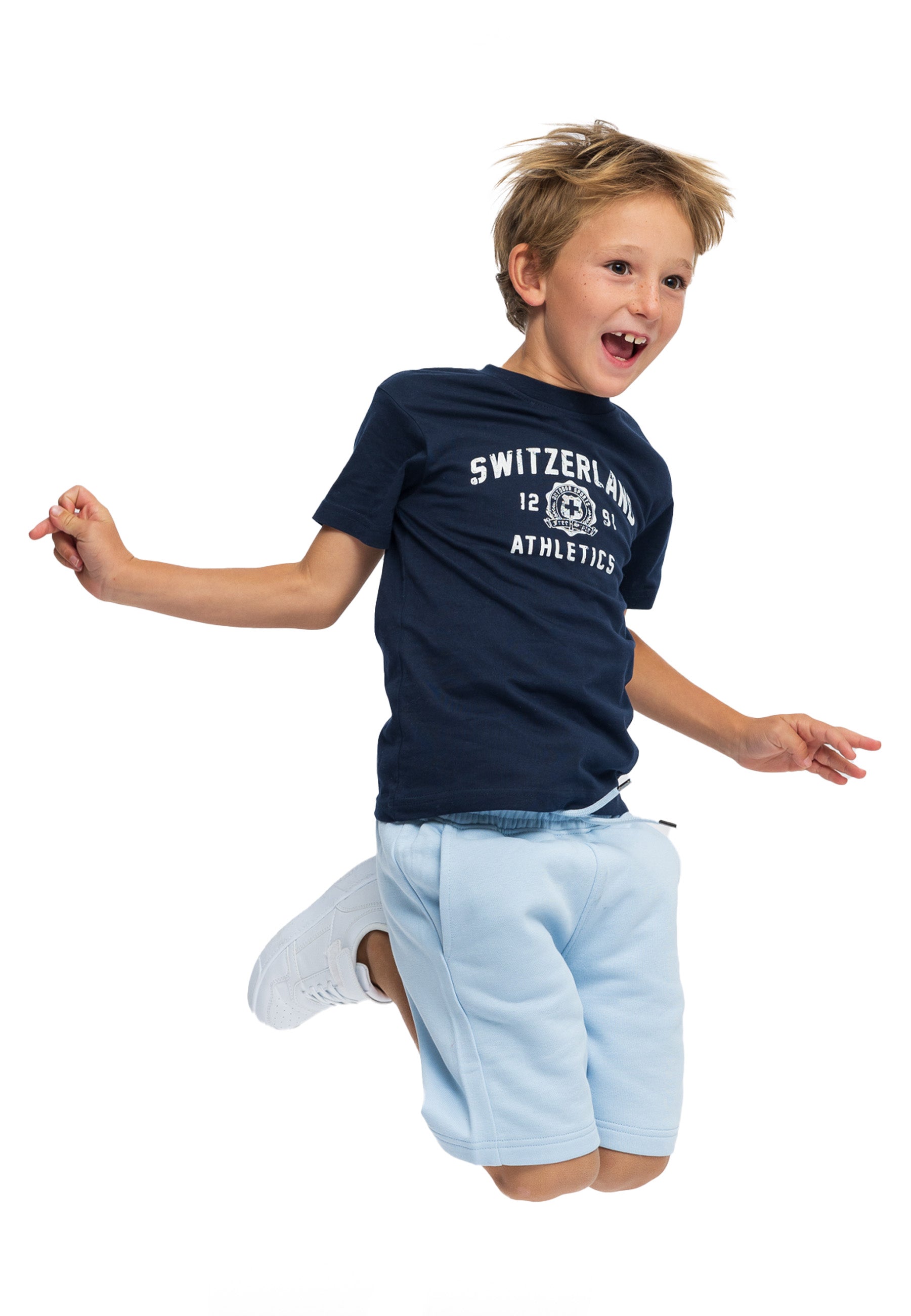 Oversize Bermuda Kids Shorts Billy aus 100 % Bio-Baumwolle