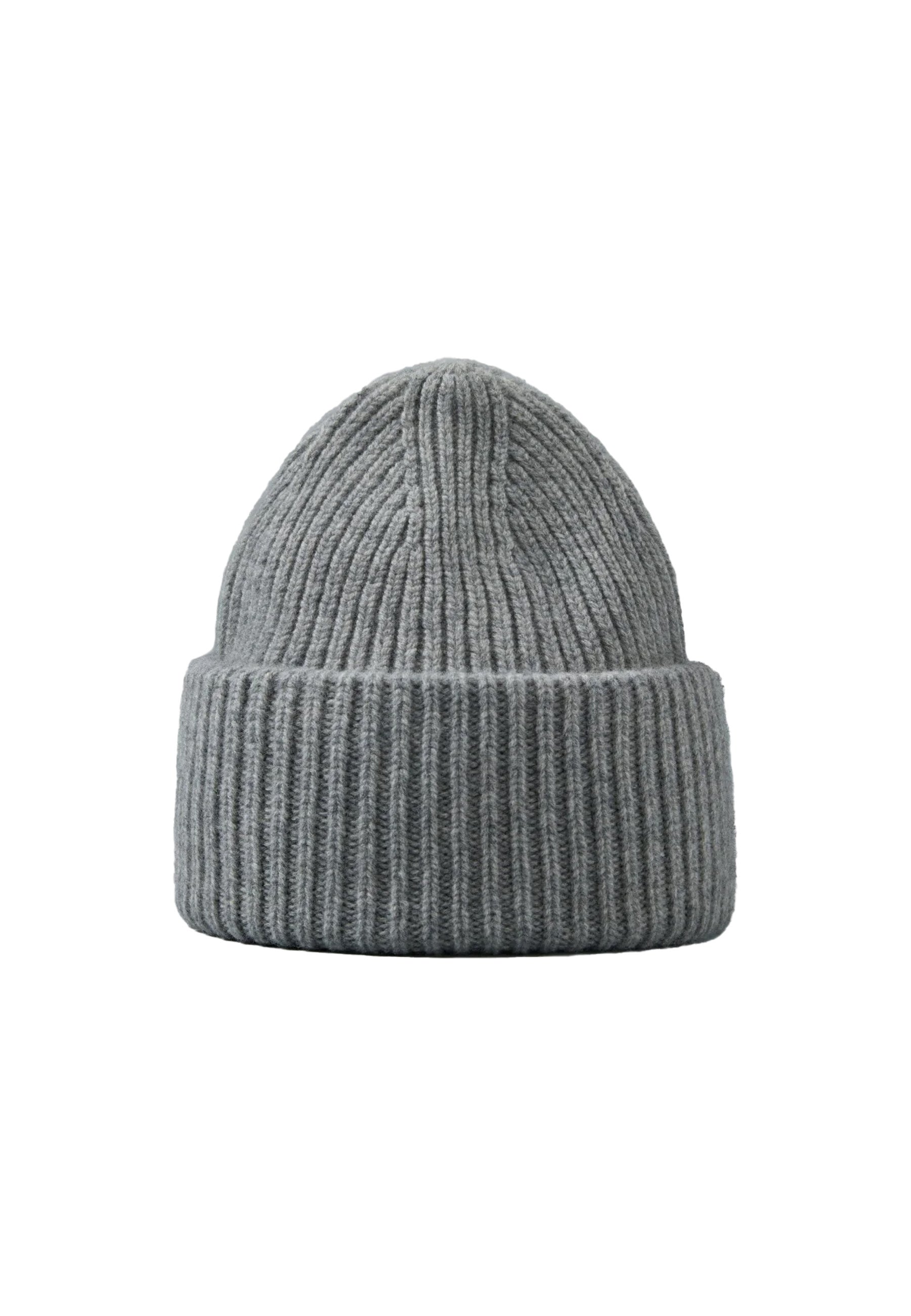 Merino Wolle Beanie mit hohem Umschlag - Malo