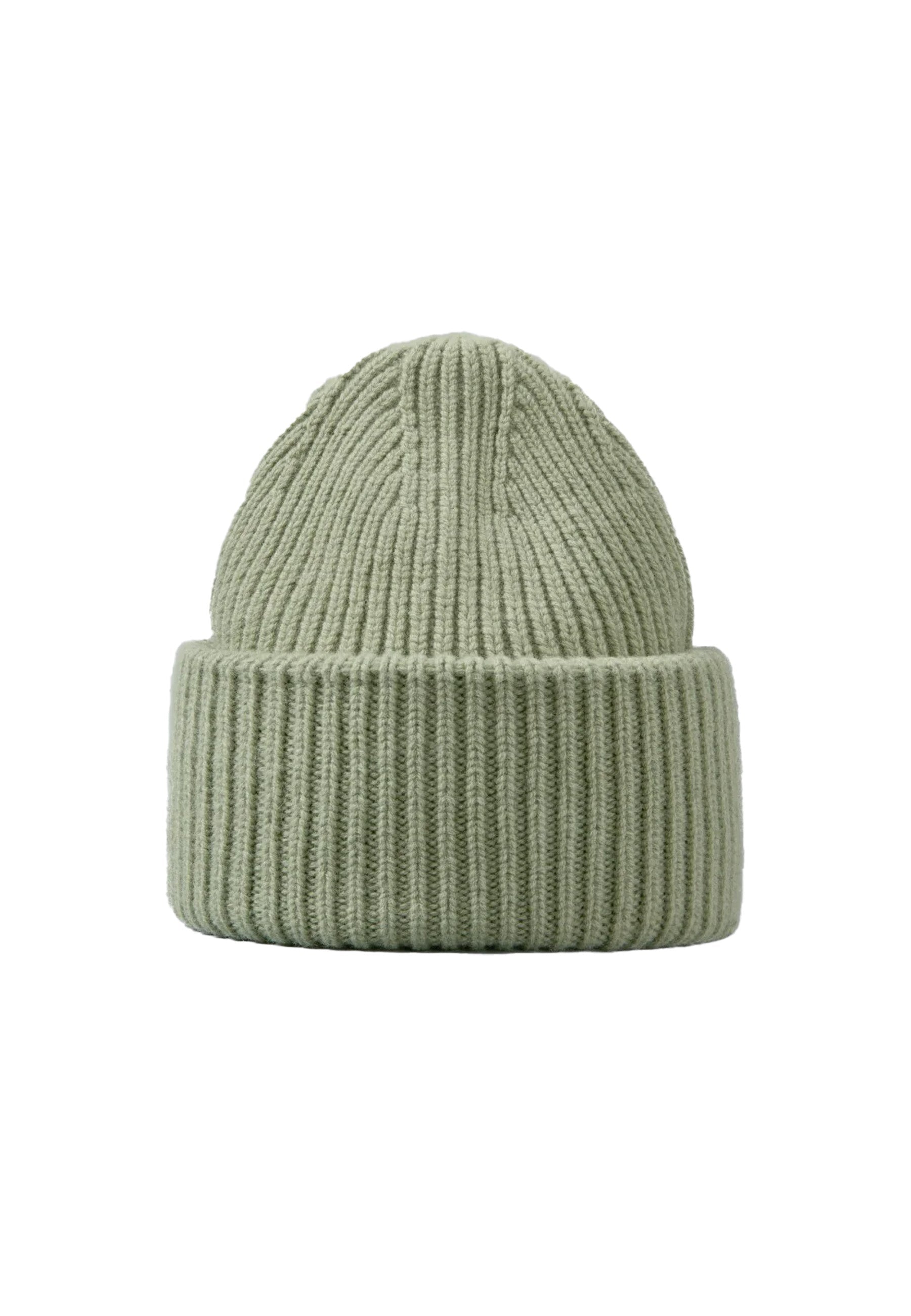 Merino Wolle Beanie mit hohem Umschlag - Malo