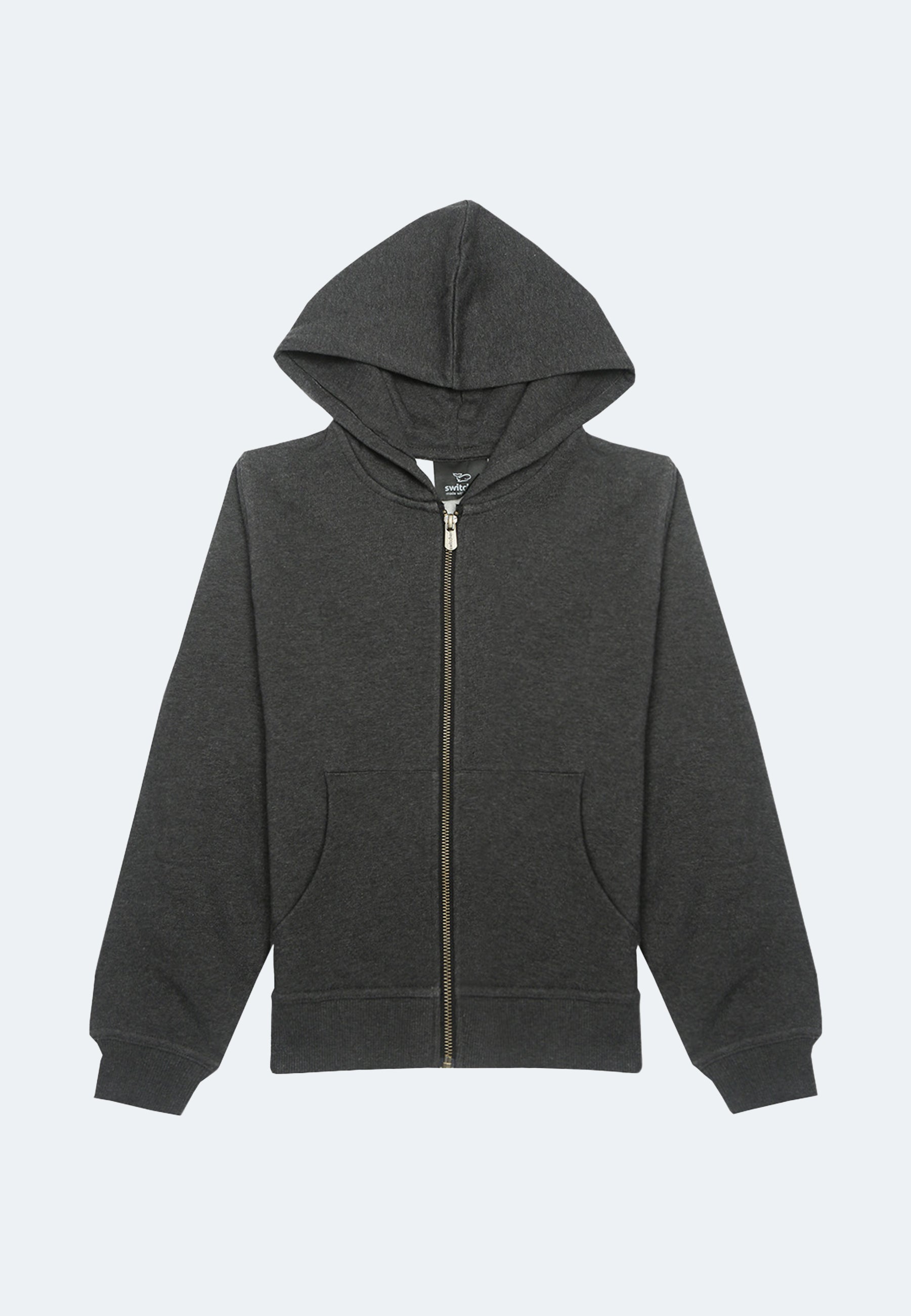 Kinder Zip Hoodie Bruce 100% Bio Baumwolle