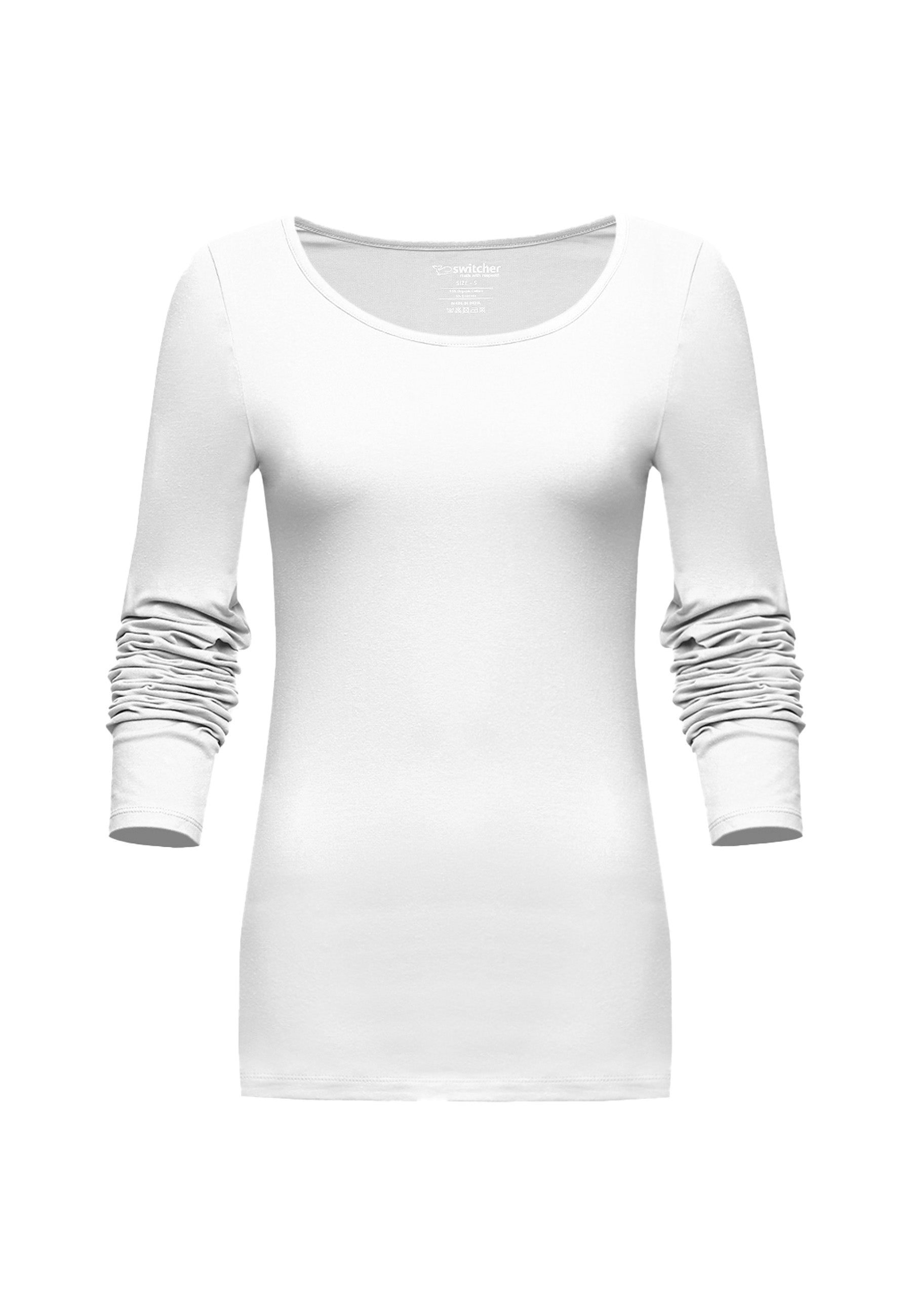 Stretch Langarm-T-Shirt Liliane