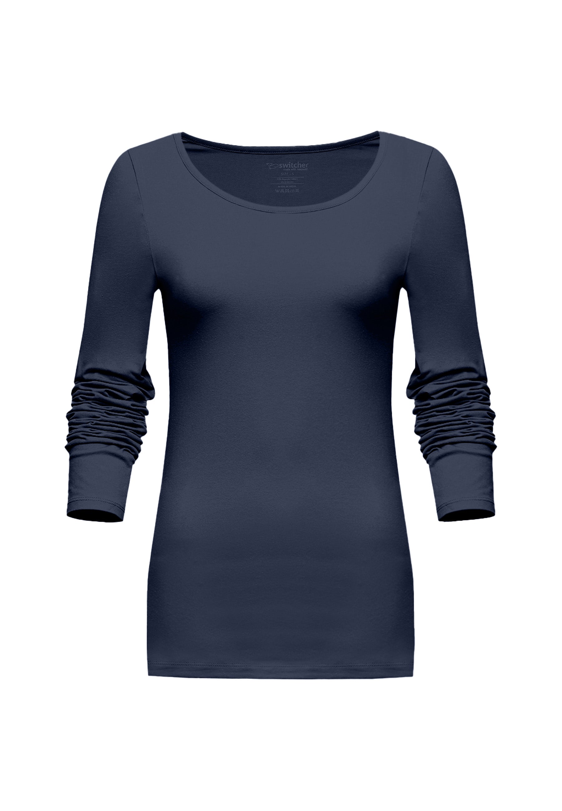 Stretch Langarm-T-Shirt Liliane