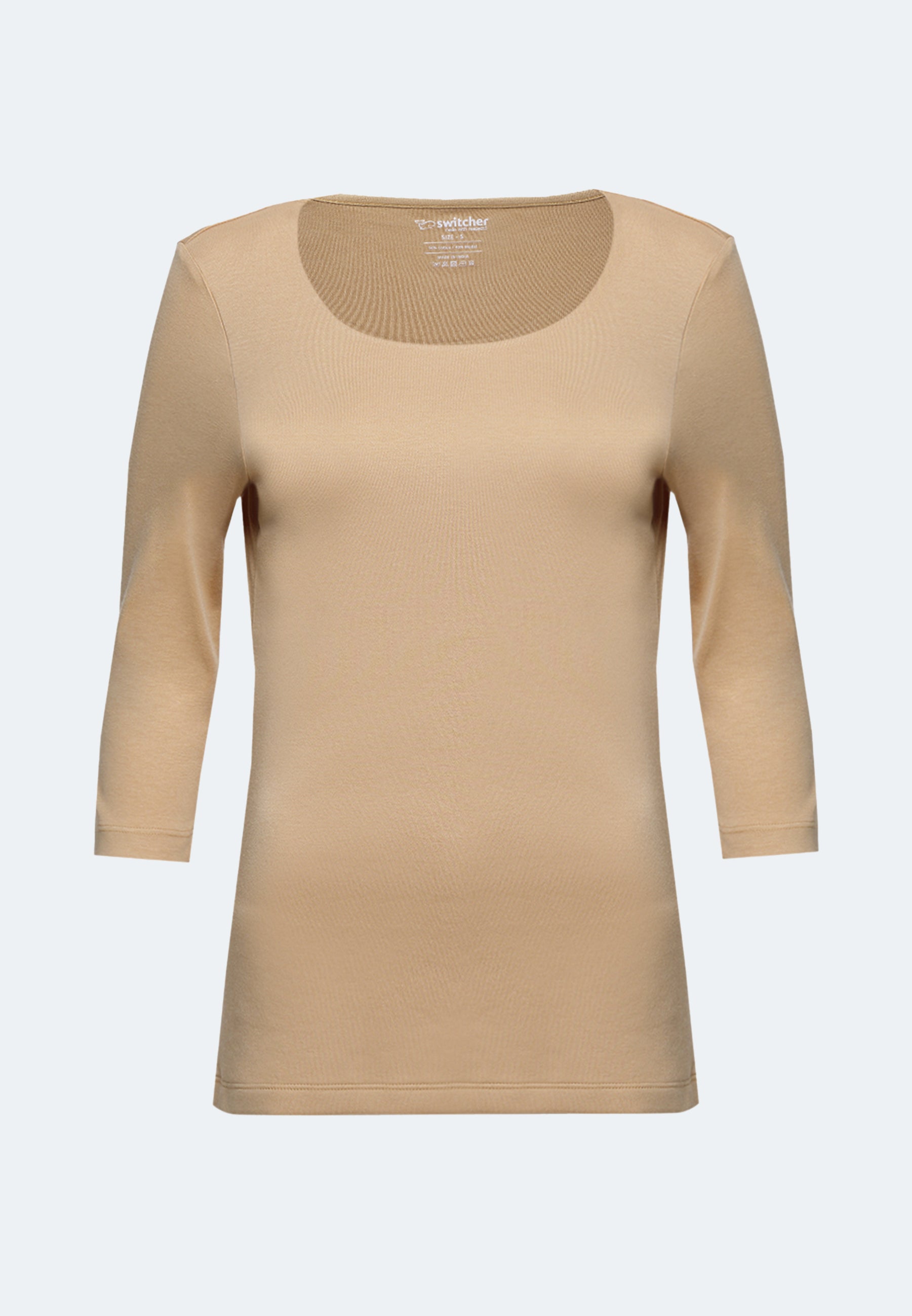 Yasmin Damen Basic T-Shirt 3/4 Arm